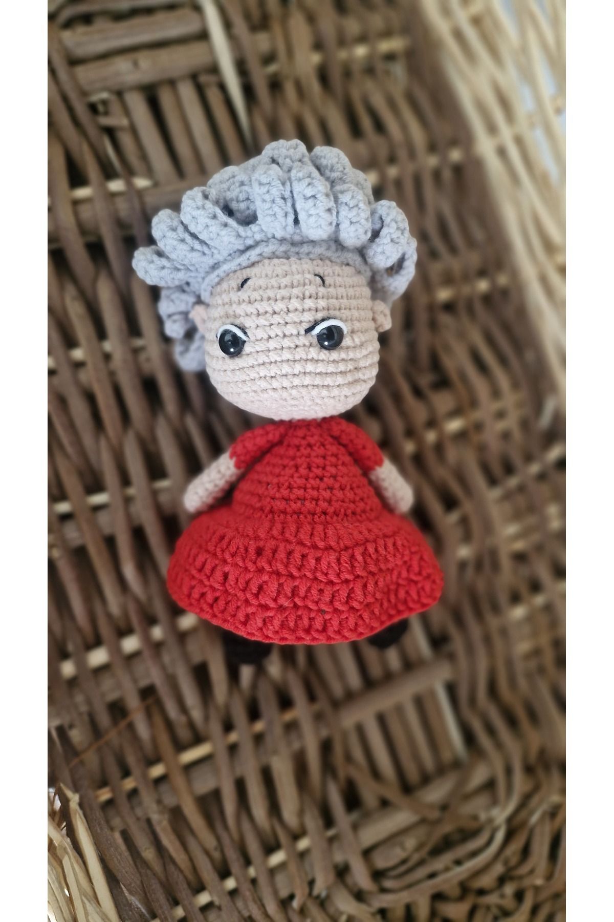 MiLio Store MiLio Amigurumi Nine Ve Dede Figür Anahtarlık – El Yapımı Tatlı Tasarım