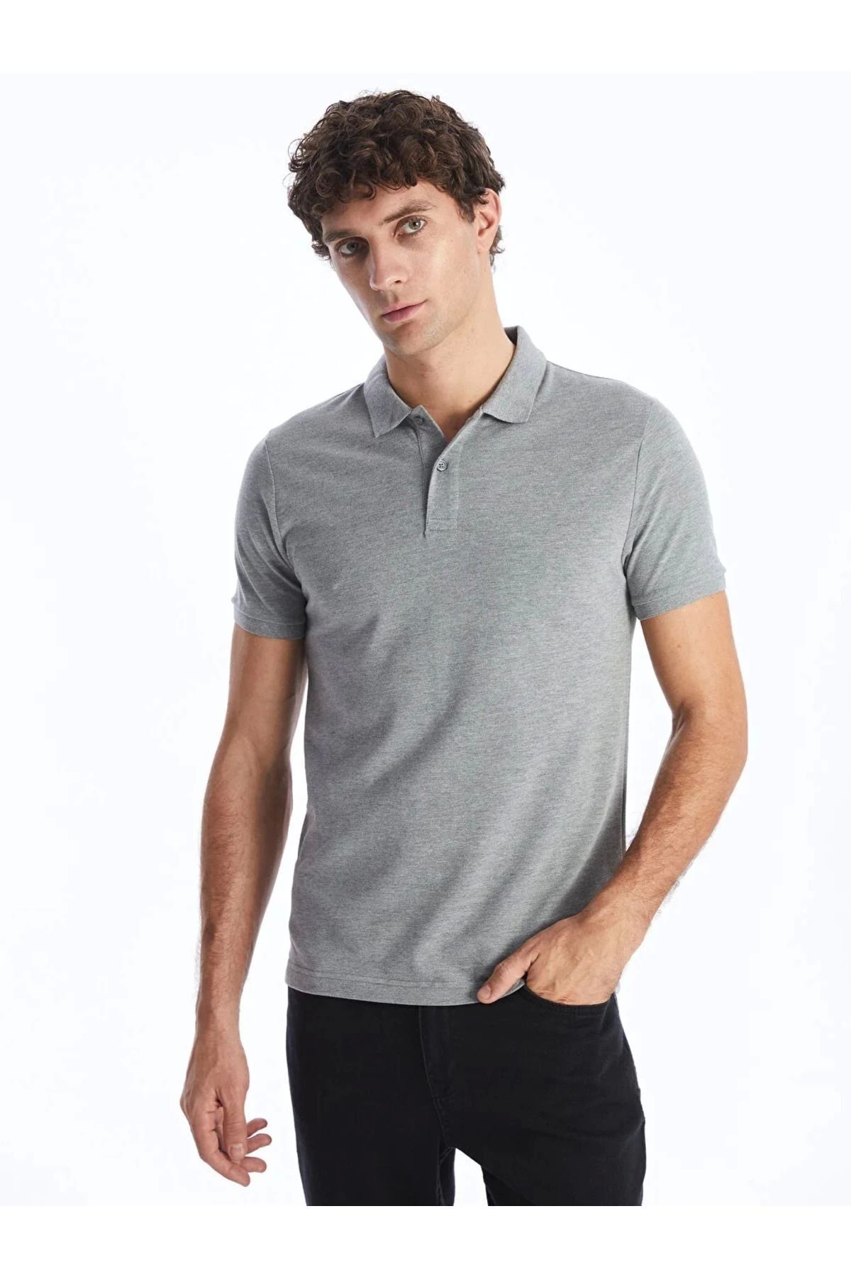 LC Waikiki LCWAIKIKI Classic Polo Yaka Kısa Kollu Pike Erkek Tişört