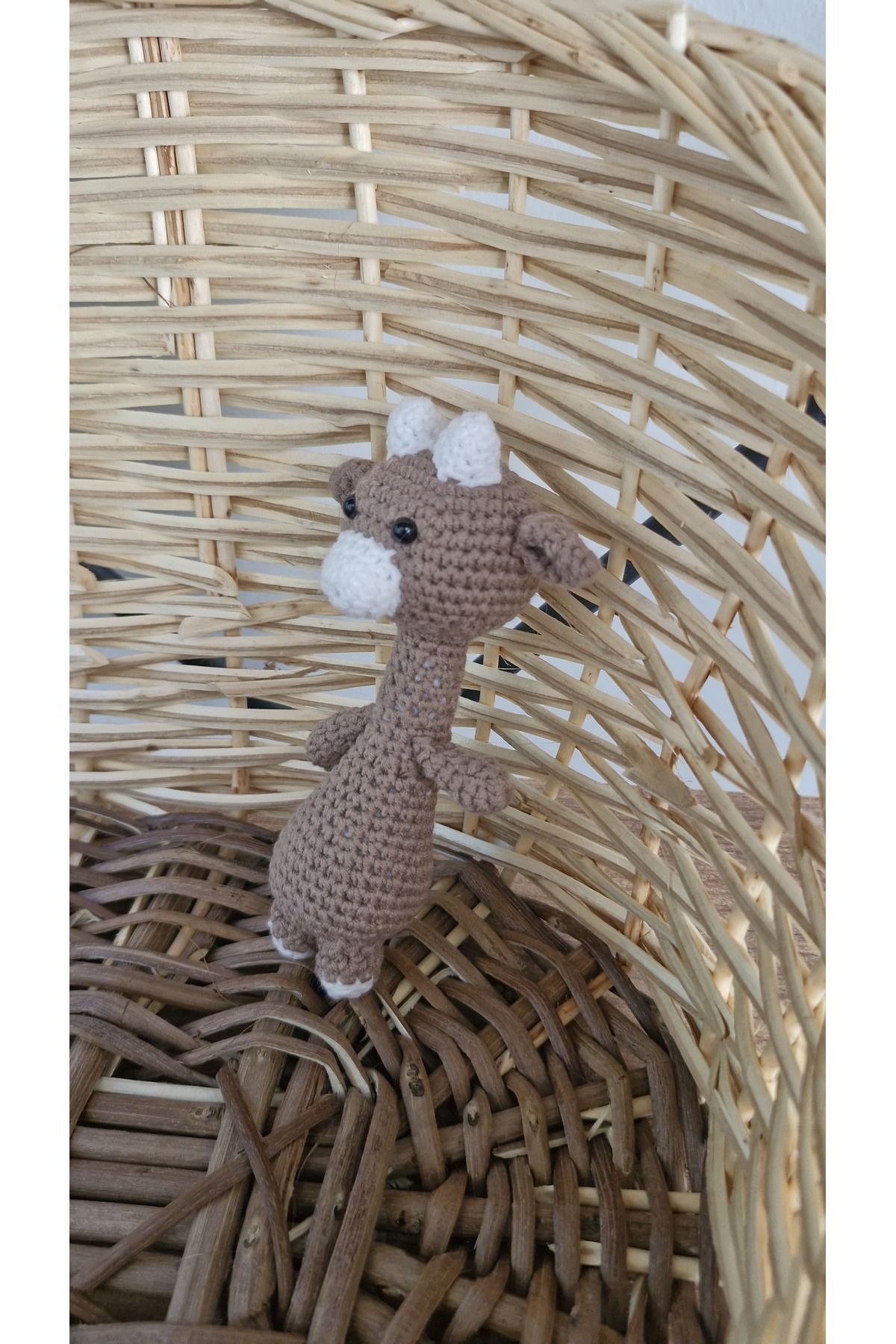 MiLio Store MiLio Çocuklara Özel Turuncu Zürafa – El Yapımı Neşeli Amigurumi Oyuncak