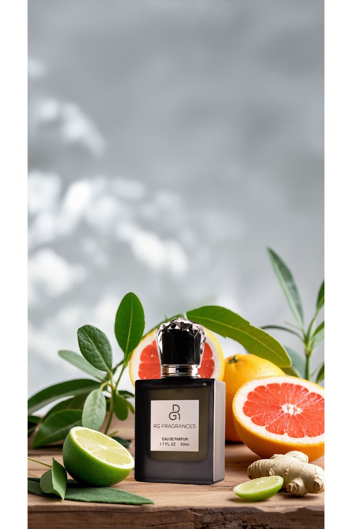 RG FRAGRANCES Limmenste Erkek Designer Parfüm 50 ml (Greyfurt, Adaçayı, Sardunya, Bergamot, Kalon)