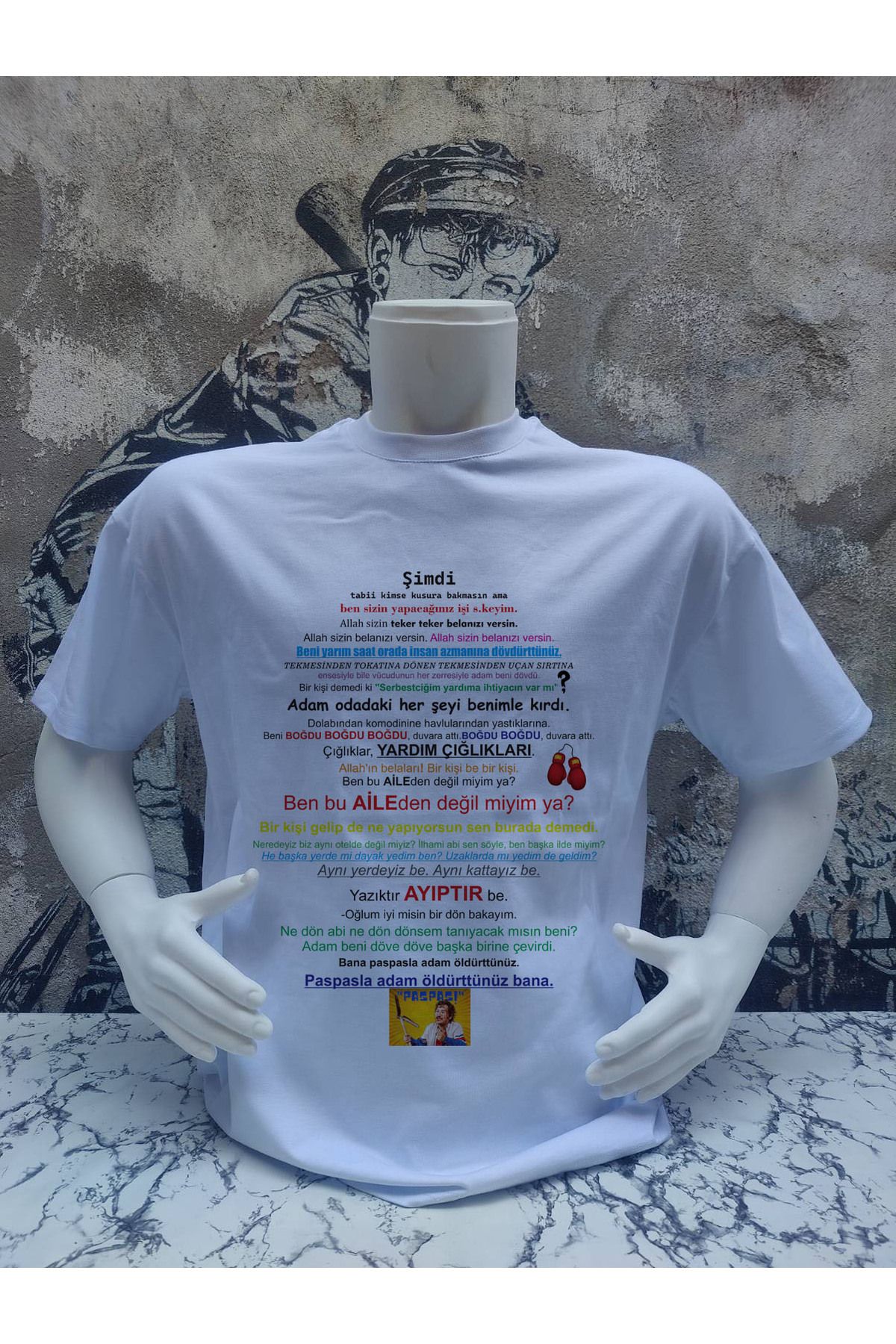 Tuğser Collection OVERSİZE BASKILI T-SHIRT