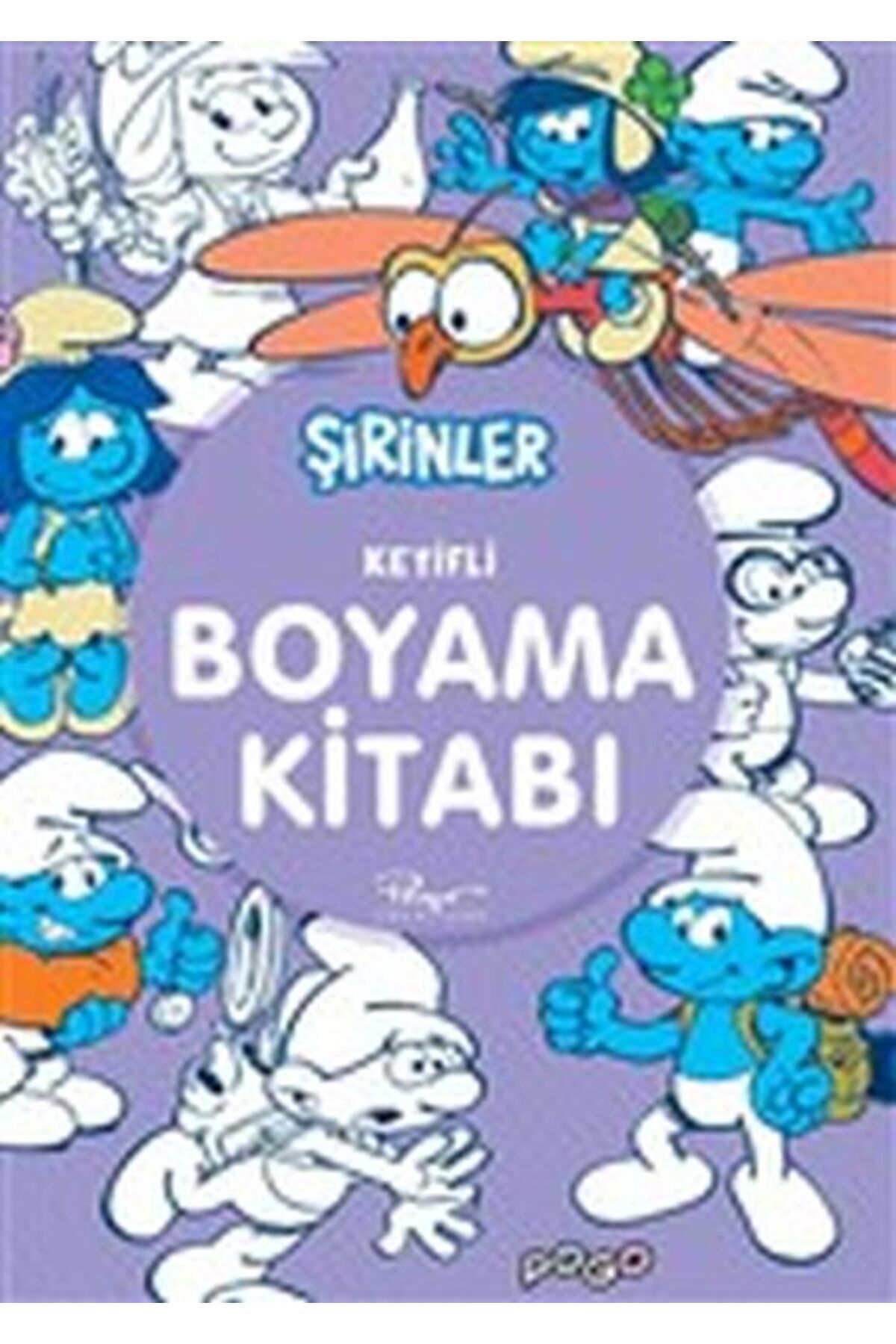 Pogo Çocuk Keyifli Boyama Kitabı - Şirinler