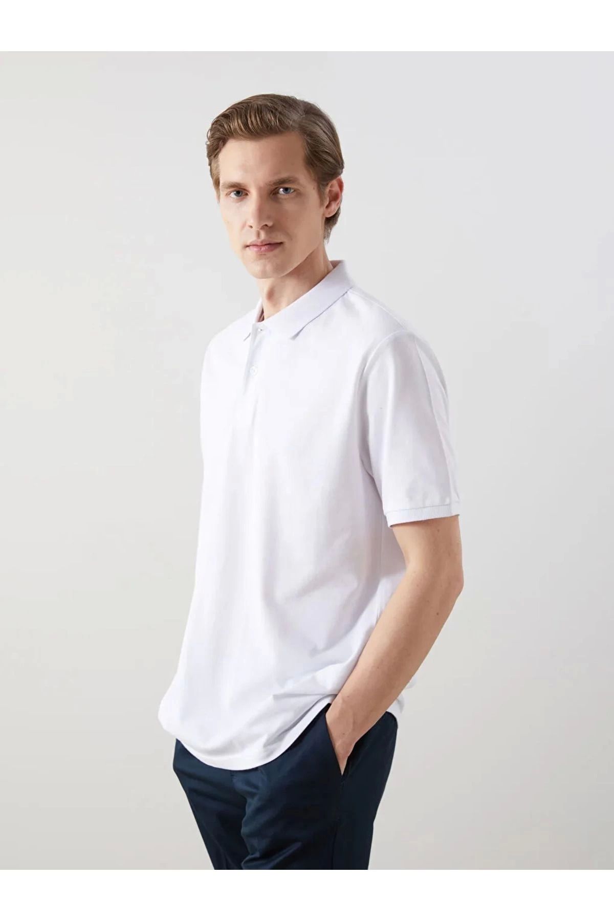 LC Waikiki Polo Yaka Kısa Kollu Pike Erkek Tişört