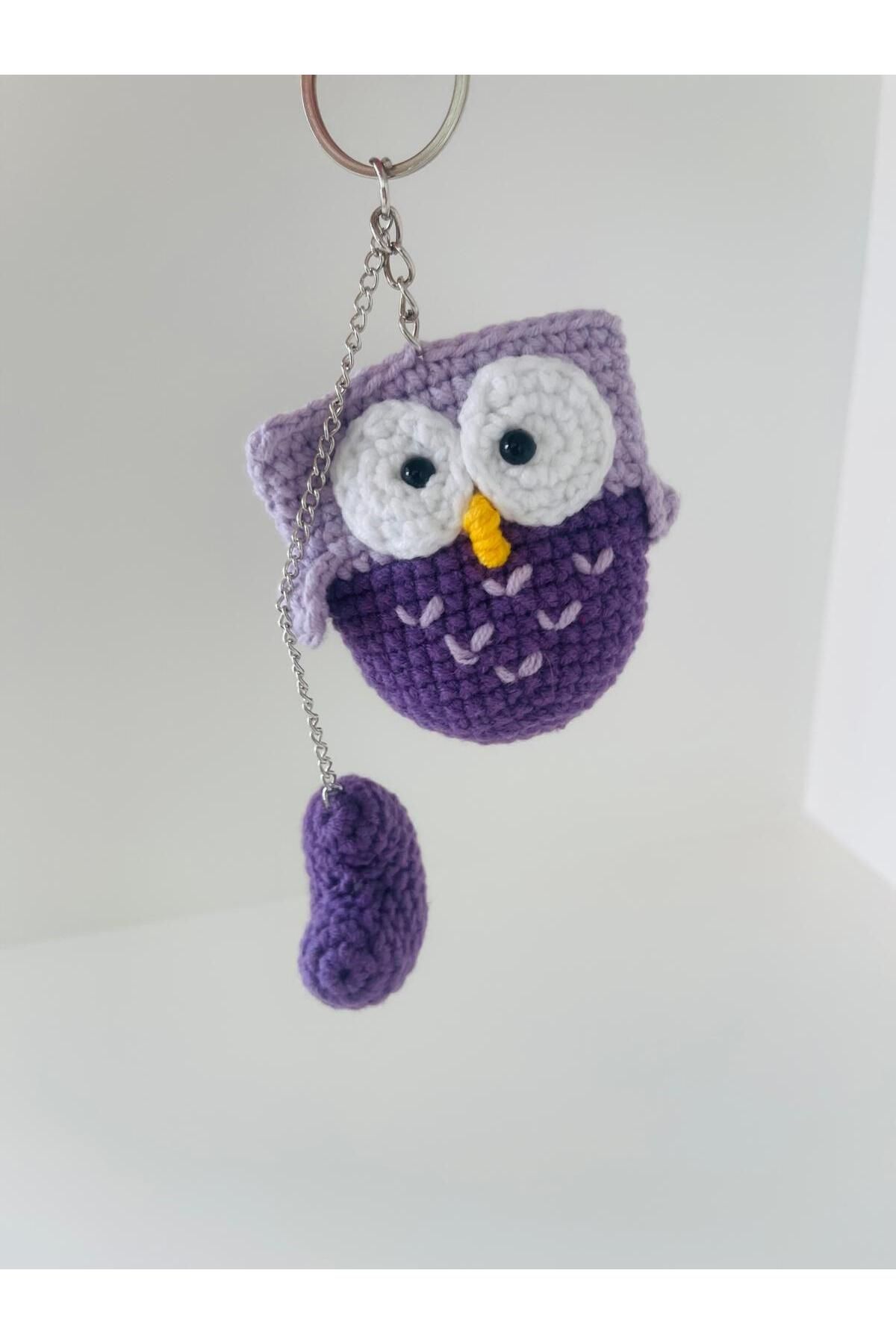 Derin Dünyam Amigurumi Baykuş Figür Anahtarlık