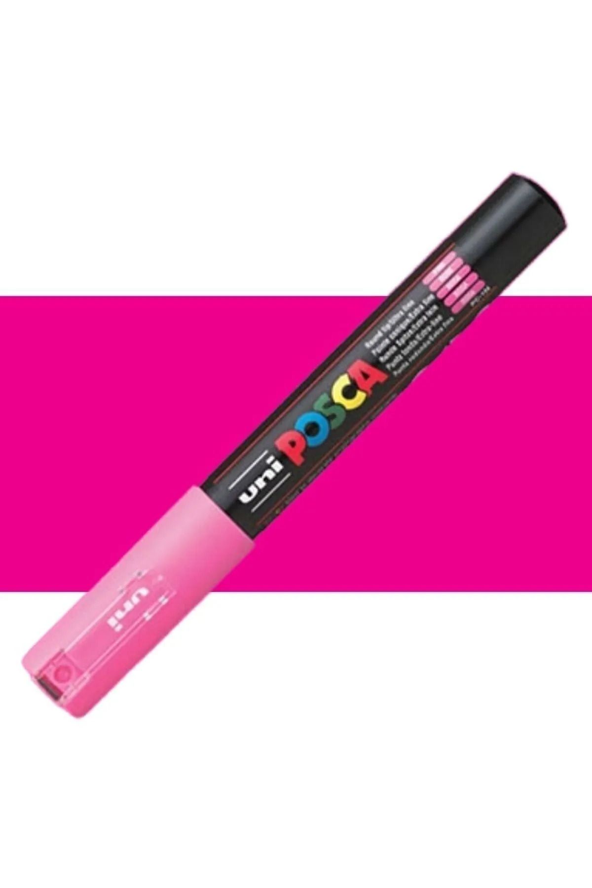 Uni Posca Marker Akrilik Boyama Kalemi PC-1M Extra Fine 0.7mm Pembe