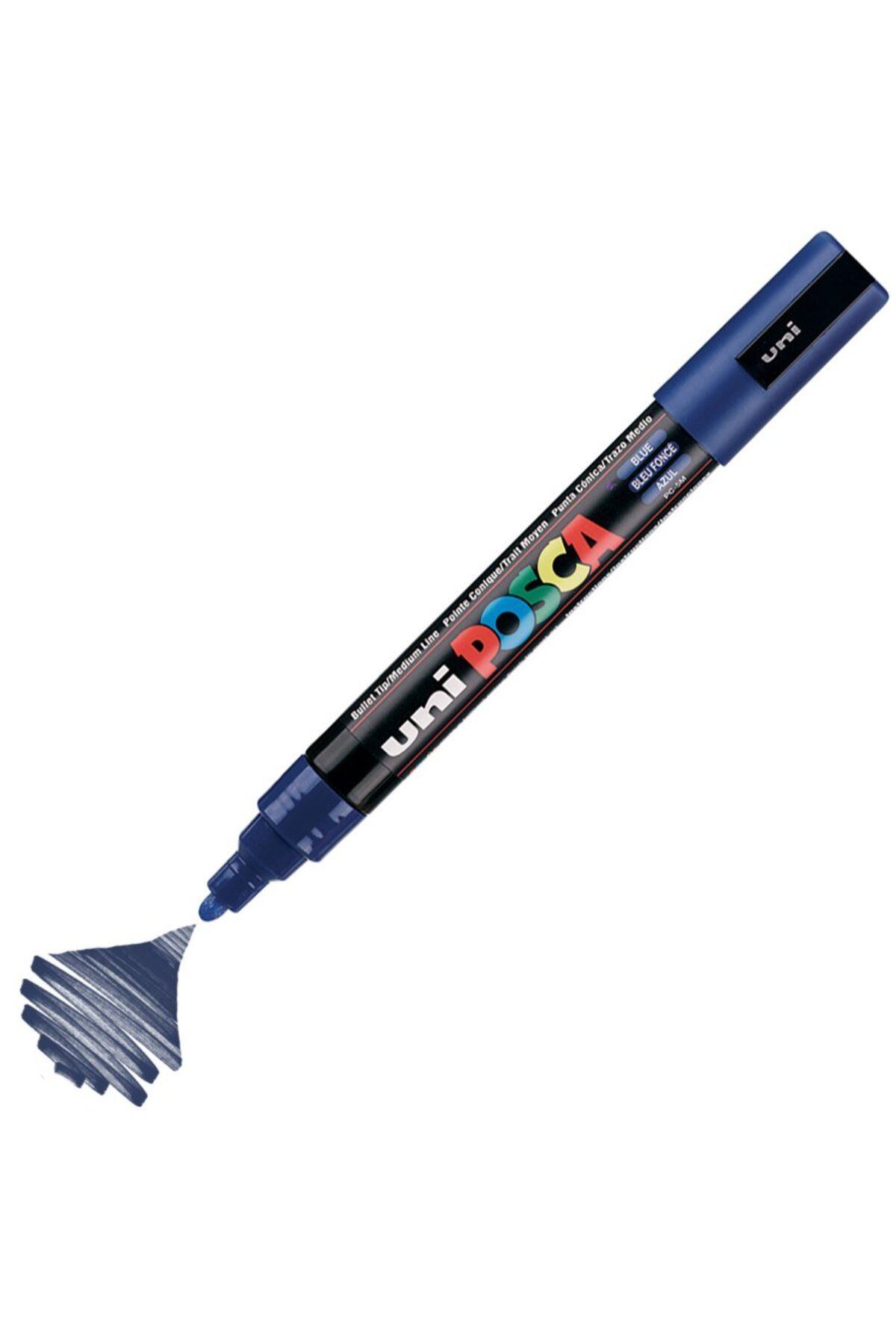 Uni Posca Marker Akrilik Boyama Kalemi PC-5M Medium 1.8-2.5mm Mavi