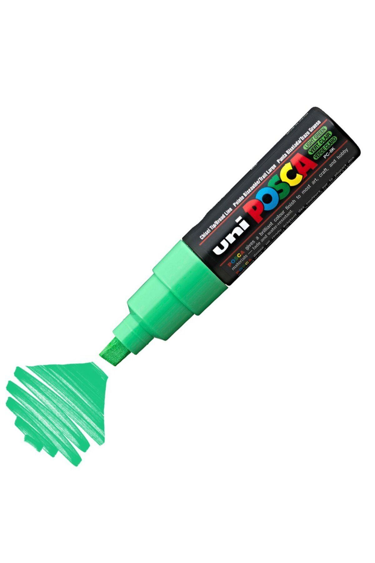 Uni Posca Marker Akrilik Boyama Kalemi Pc-8k Bold 8.0 Mm Açık Yeşil