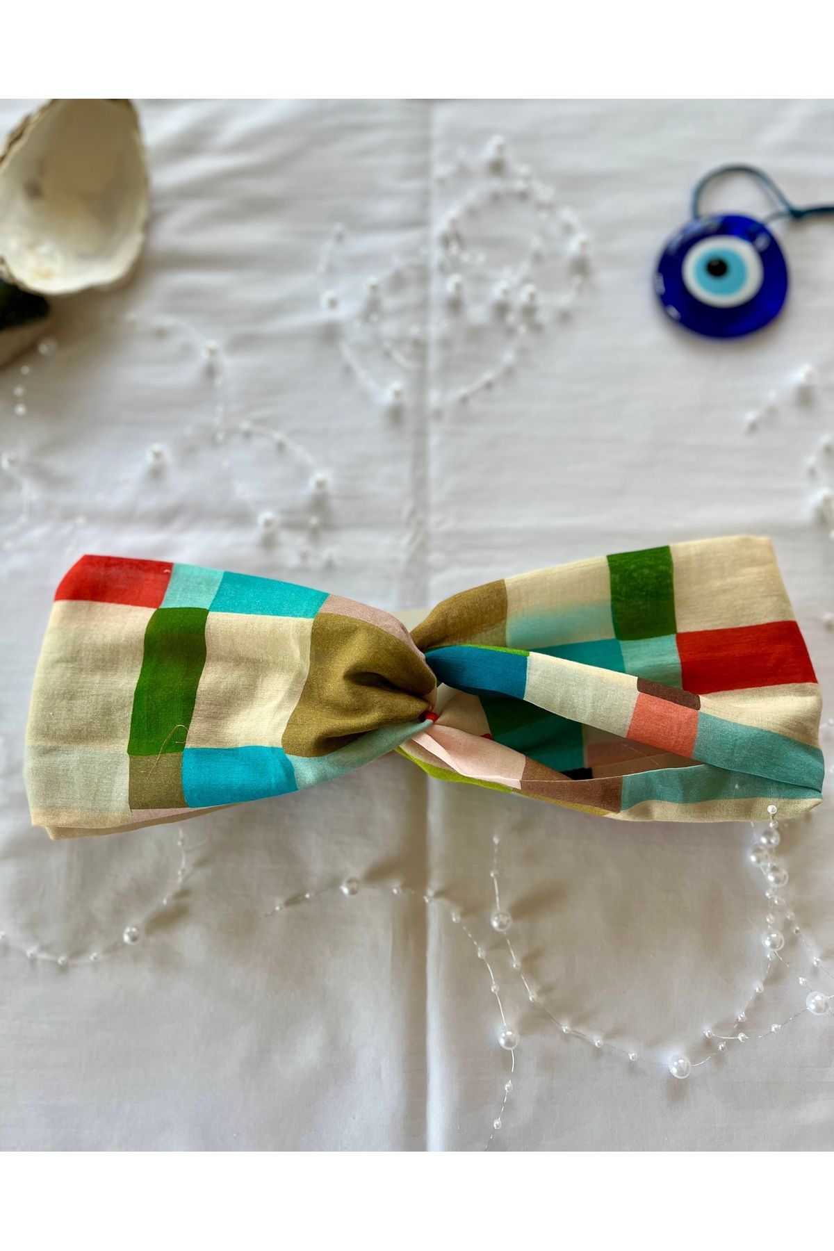 Mona Goods Saç bandı baskı desenli
