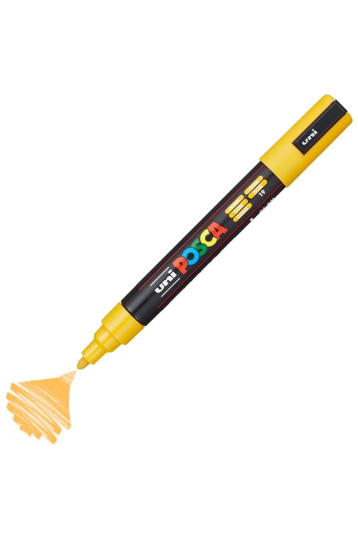 Uni Posca Marker Akrilik Boyama Kalemi PC-5M Medium 1.8-2.5mm Ochre