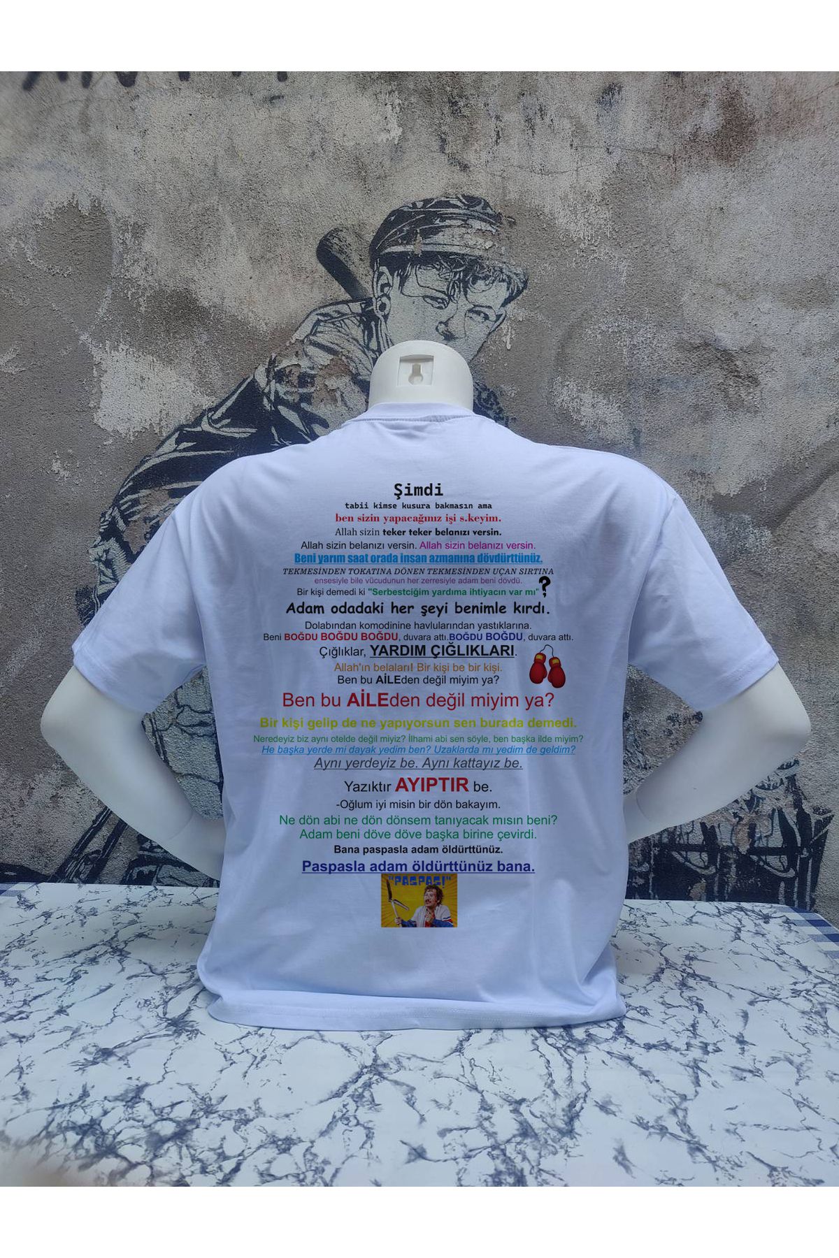 Tuğser Collection OVERSİZE BASKILI T-SHIRT