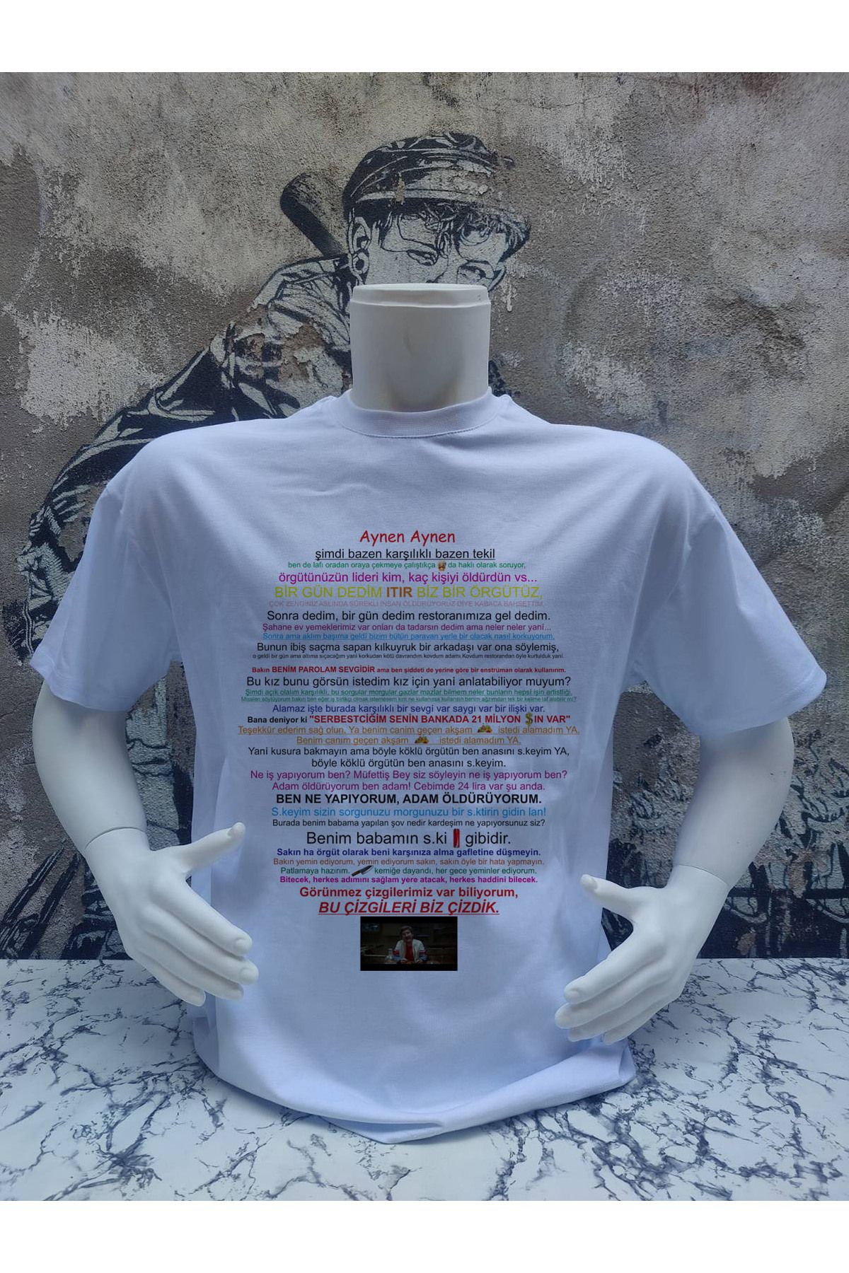 Tuğser Collection OVERSİZE BASKILI T-SHIRT