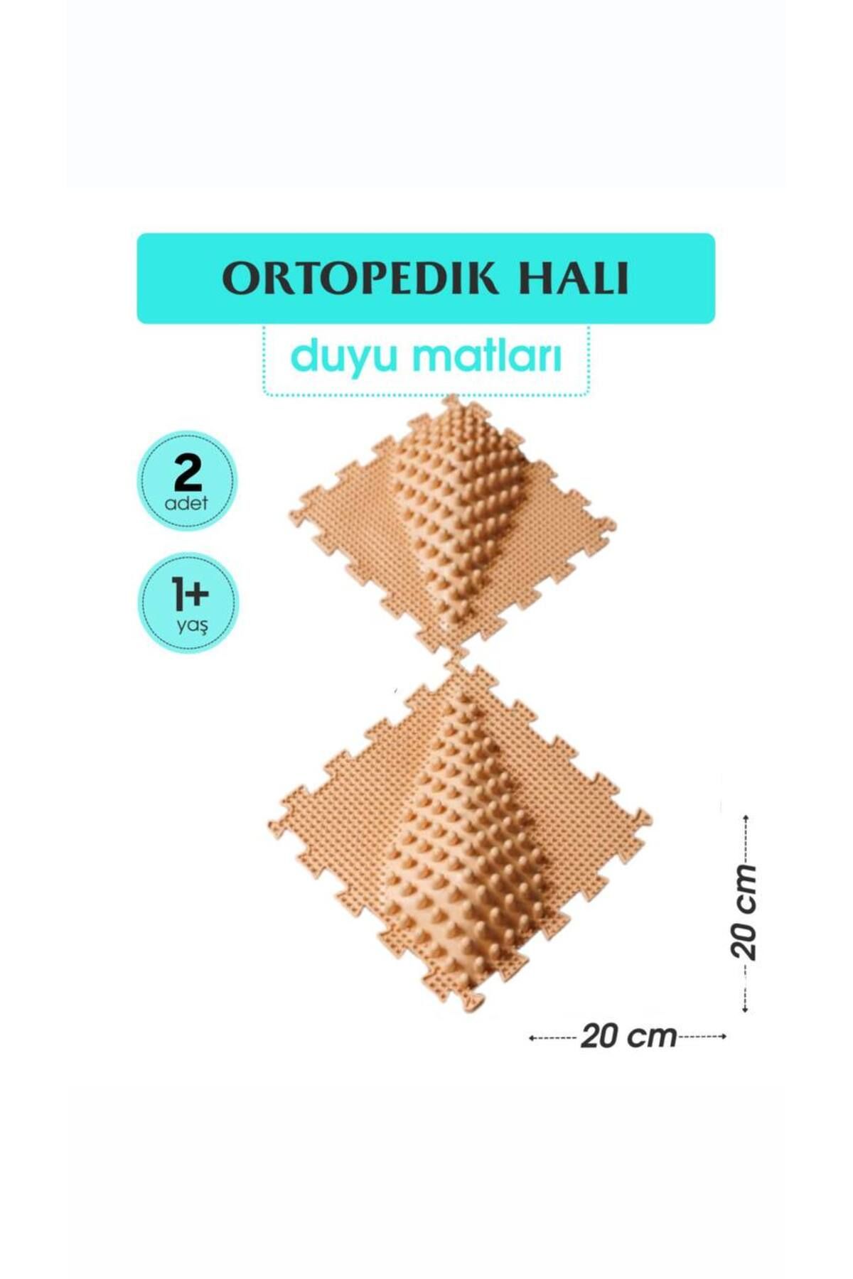 Ortohalı 2 Modüllü Dalga Ortopedik Halı Çocuk Duyu Matları Puzzle Çocuk Masaj Halıları Oh021
