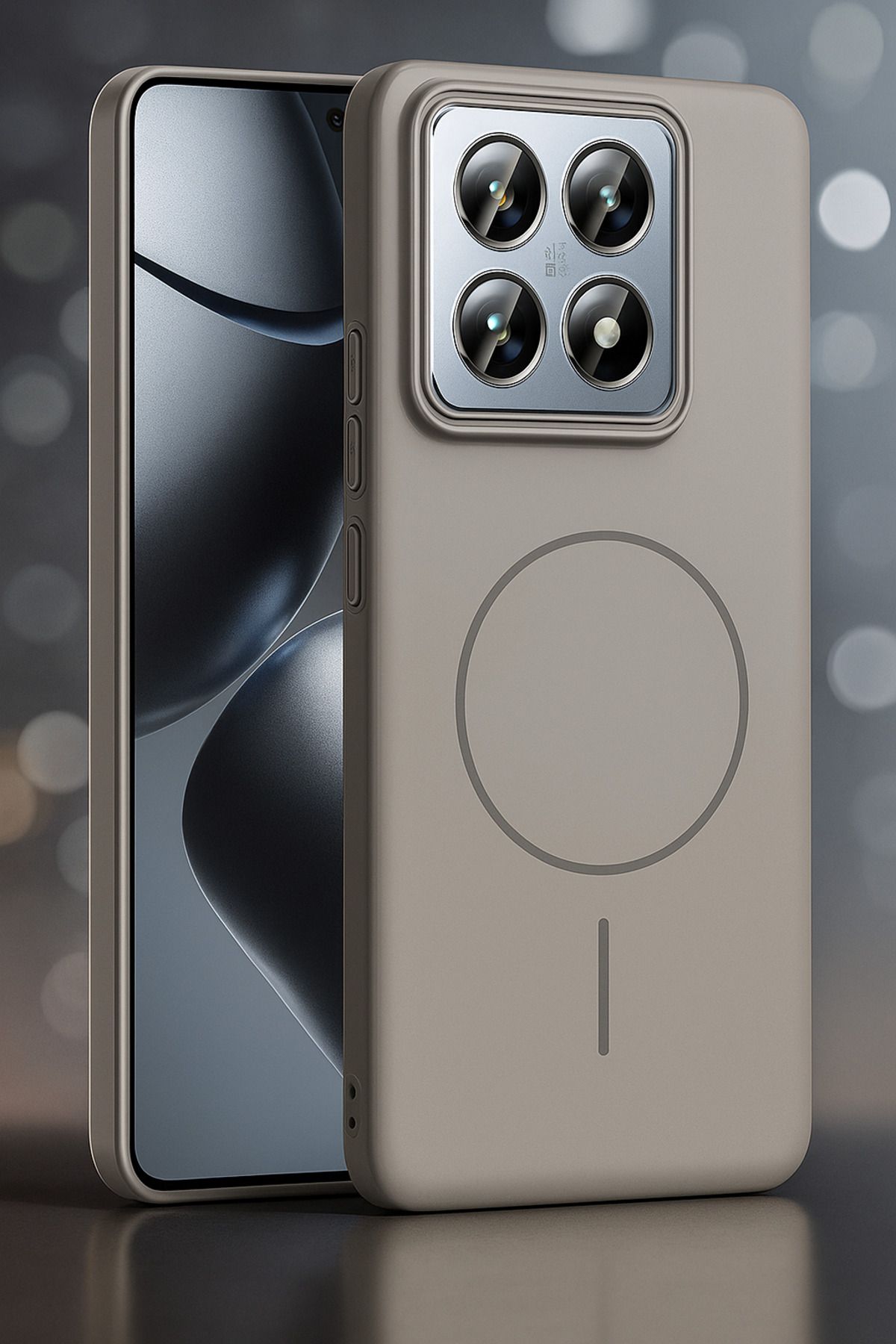 Deppo Trend Xiaomi Mi 14T Pro Uyumlu Kılıf Renkli Sert Kılıf Magsafe Destekli İnce Şık ve Dayanıklı Kapak
