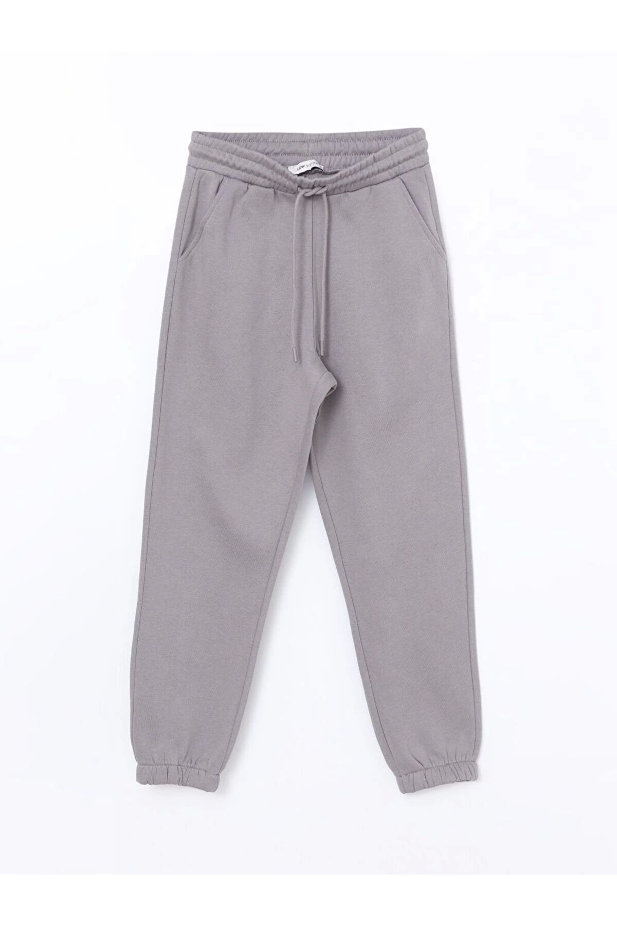 LC Waikiki Beli Lastikli Kadın Kalın Jogger Eşofman Altı