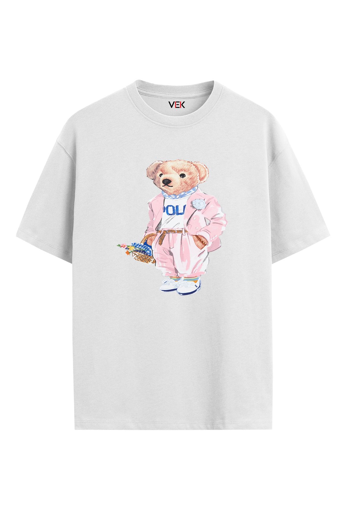 VEK Oversize T-Shirt Ayıcık
