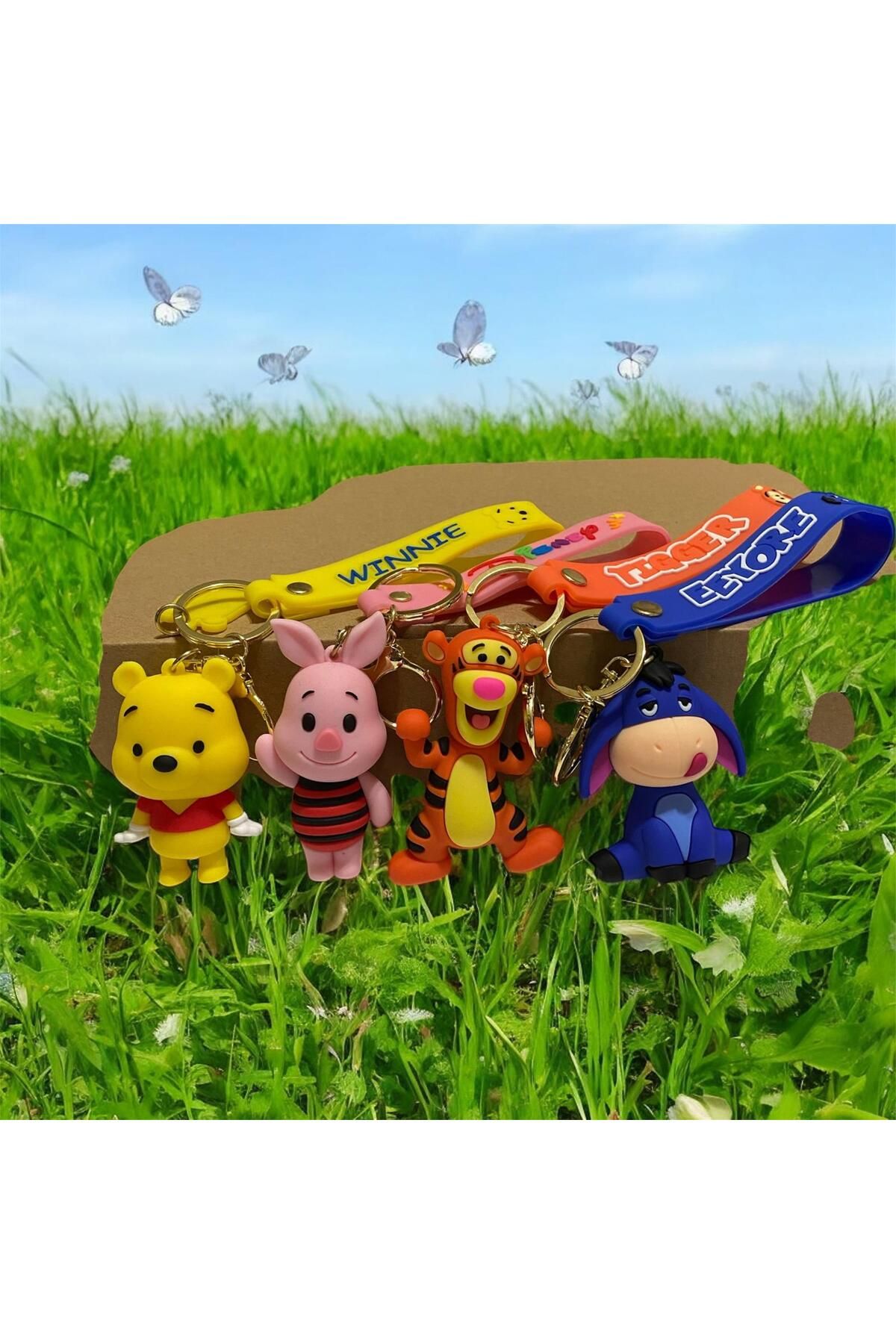 ÇERÇİ MELEK Winnie the Pooh 4’lü Anahtarlık Seti