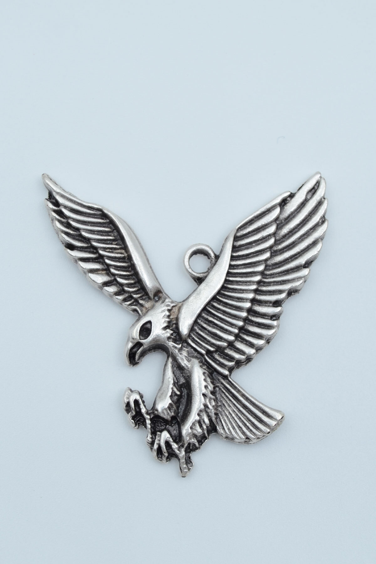 ıdr Kartal Gümüş Kaplama Kolye Ucu