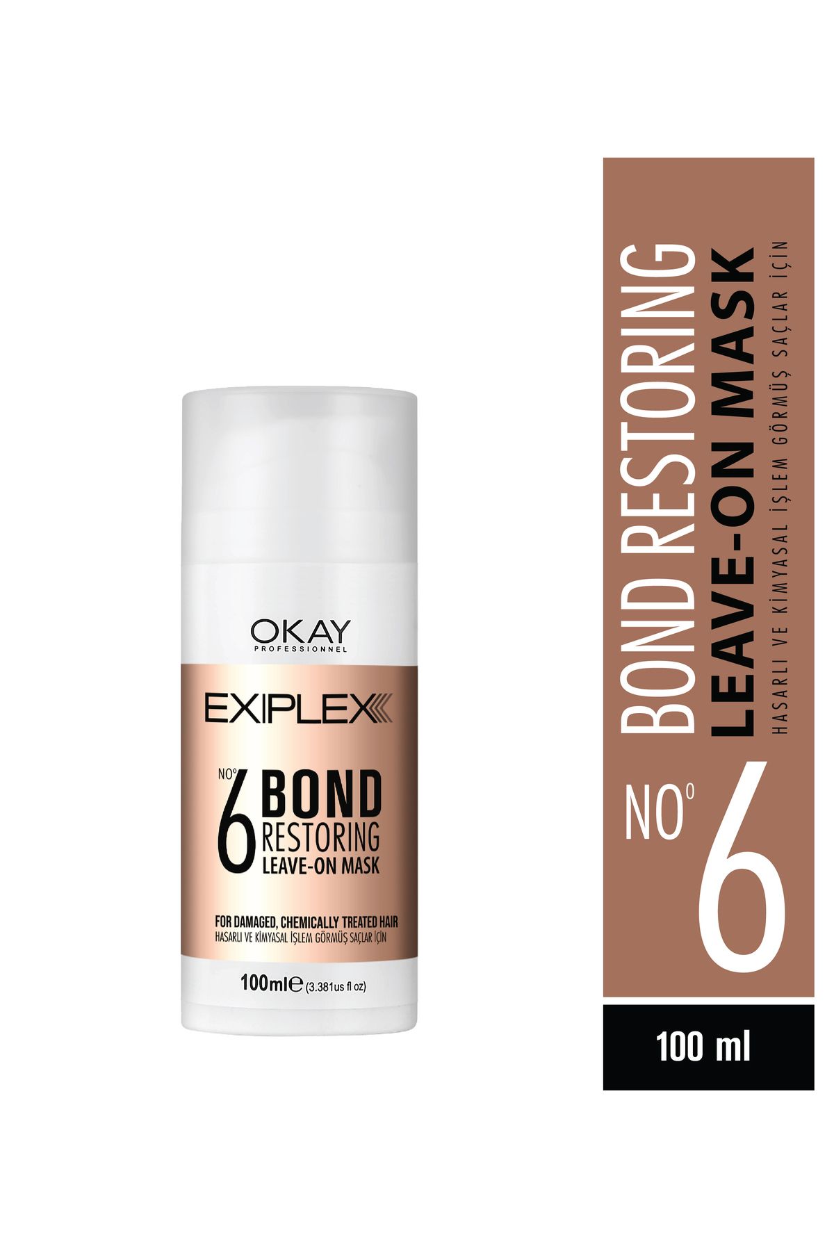 EXIPLEX Nº6 BOND RESTORING LEAVE-ON MASK 100ml (Bağ Onarıcı Durulanmayan Maske)