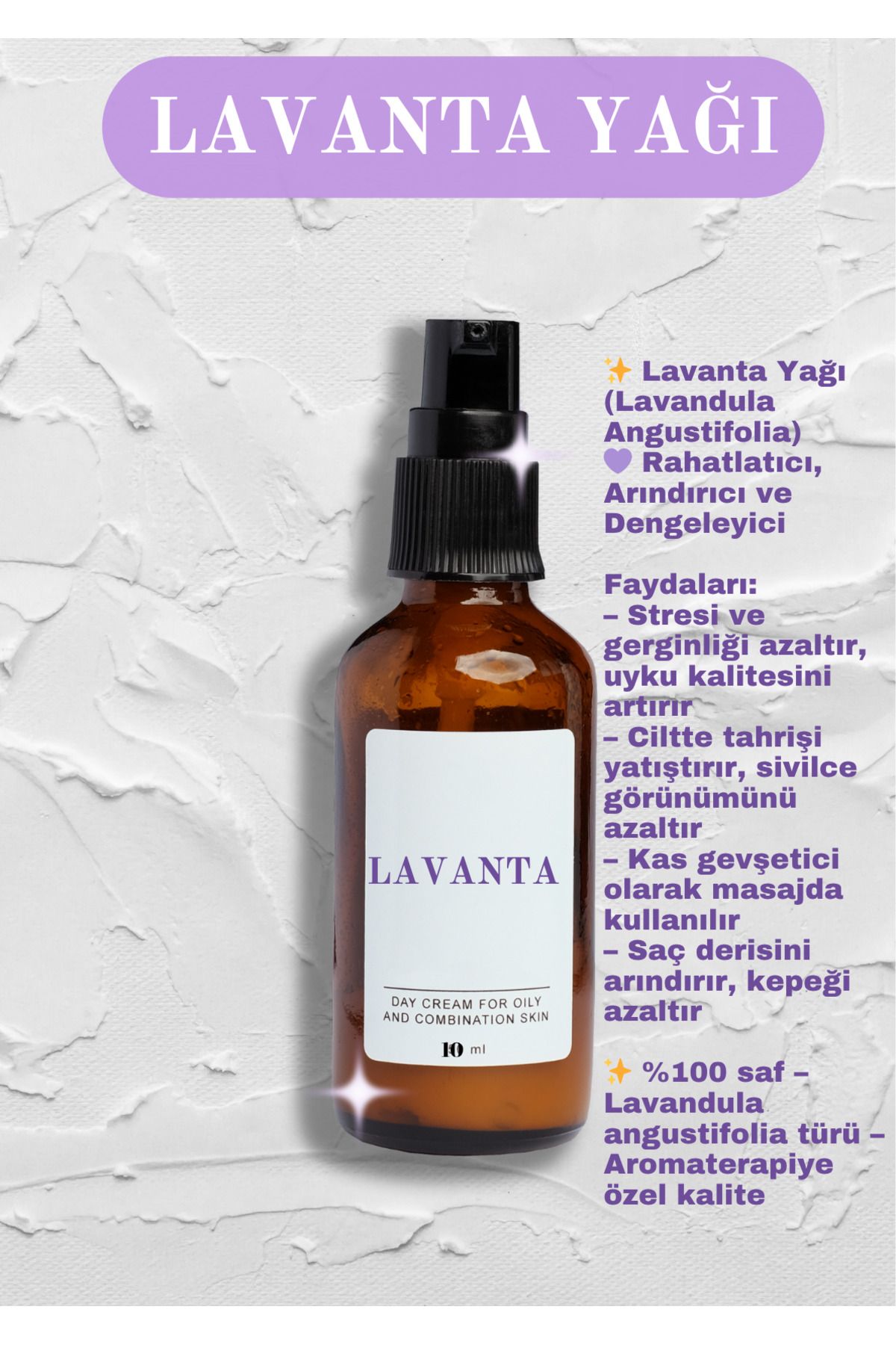 vita %100 DİSTİLASYON LAVANTA YAĞI ANGUSTİFOLİA 10ML