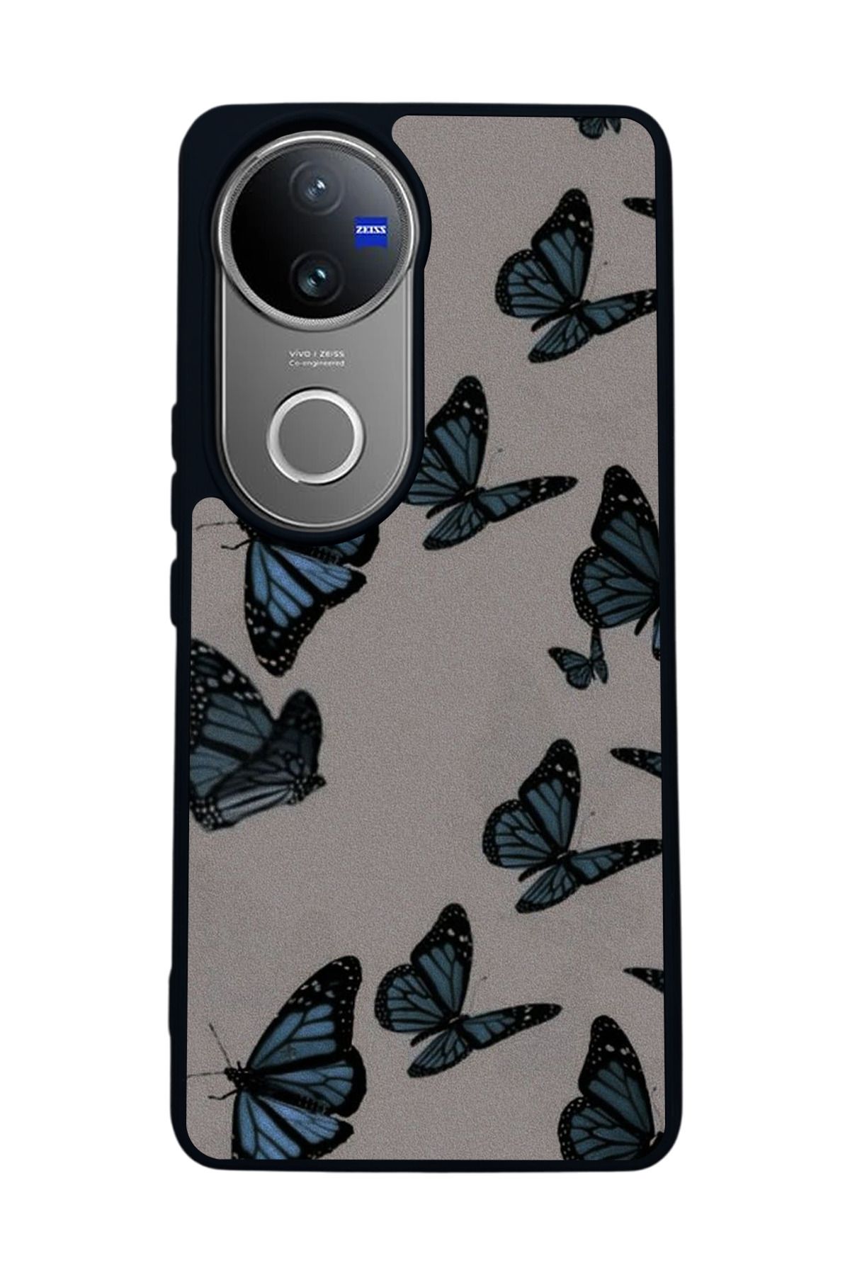 BGAKSESUAR Vivo V50 5G Uyumlu Mat Siyah Kılıf – Yumuşak Silikon, Koruyucu, Şok Emici Kapak