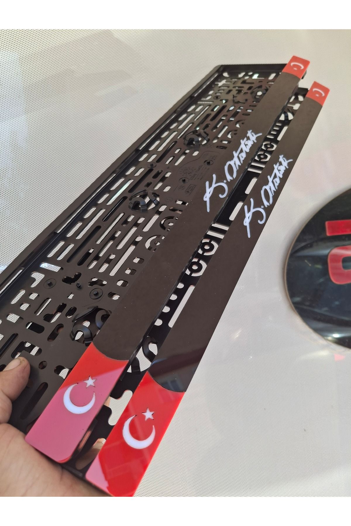 atom tasarım & reklam Atatürk İmzalı Oto Pleksi Plakalık