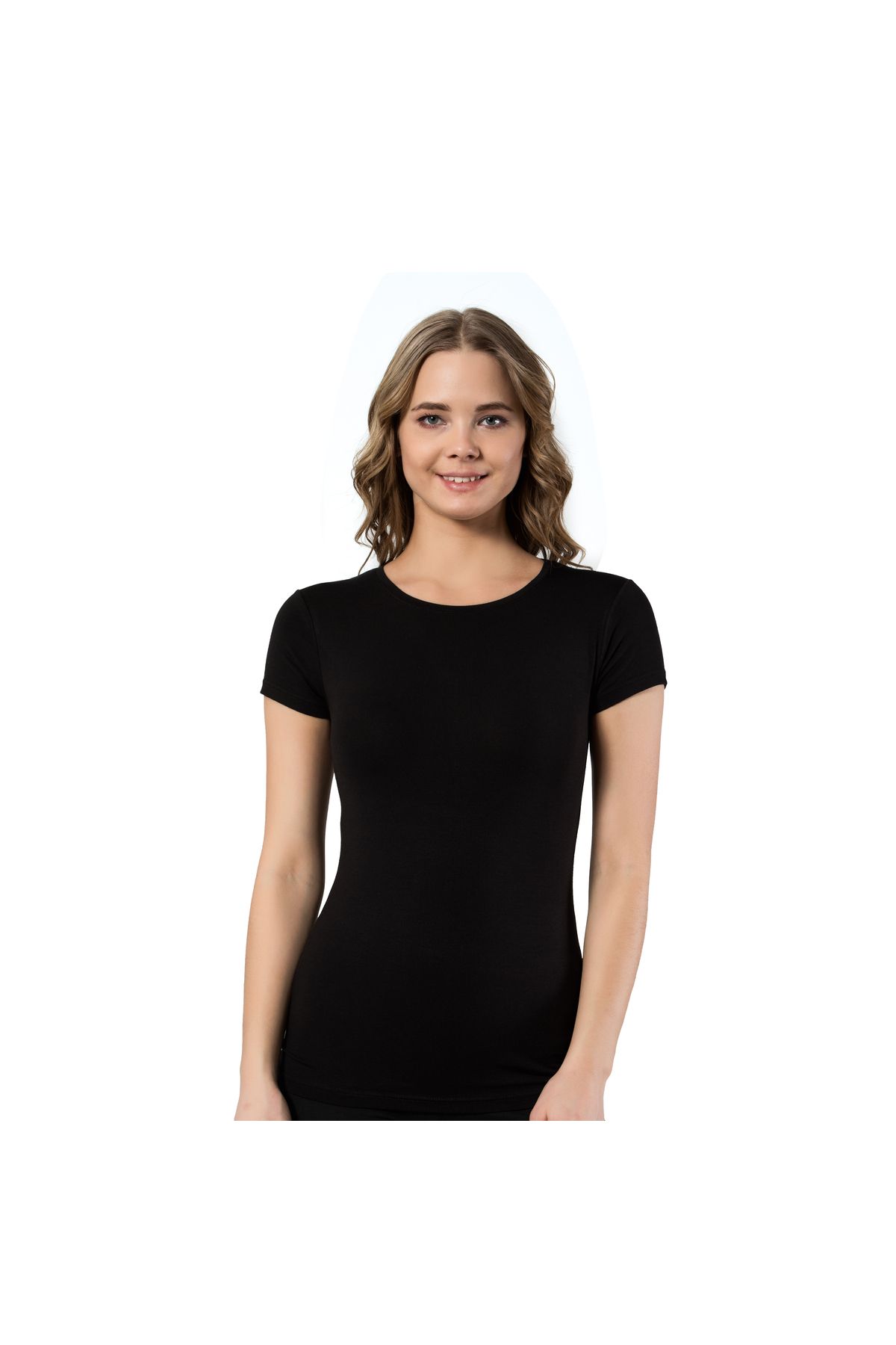 LÜXDRM 2"li kadın bamboo kısa kollu body