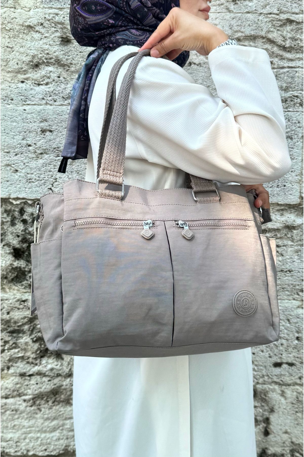 BOLSAS Kadın Çok Bölmeli Omuz Ve Çapraz Çantası A Kalite (4A BOYUTU KİTAP SIĞAR OKUL İÇİN UYGUNDUR)