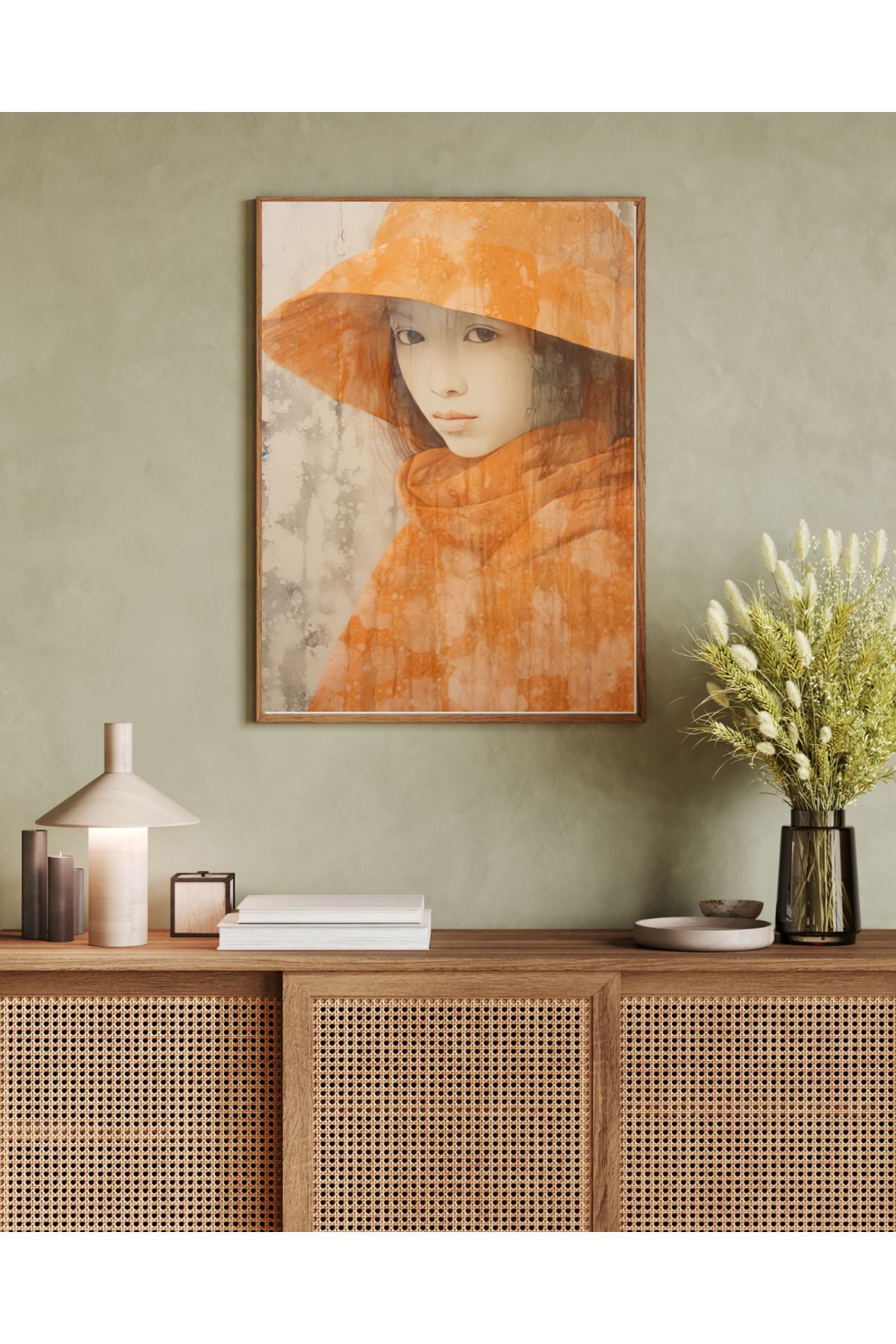 woodhomeworks tek parça salon ofis dekor tablo