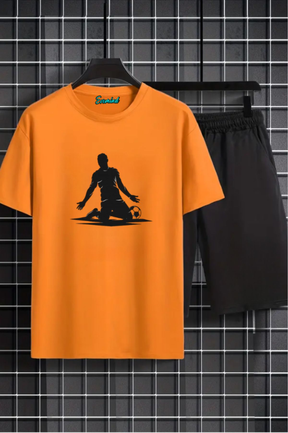artı4 Futbolcu Baskılı Unisex Şort T-shirt Takım