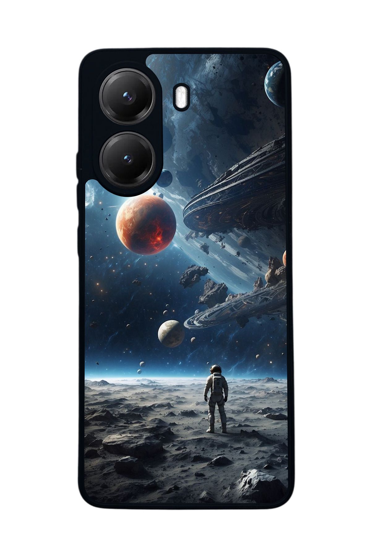 BGAKSESUAR Xiaomi Poco X7 Pro Uyumlu Mat Siyah Kılıf – Yumuşak Silikon, Koruyucu, Şok Emici Kapak