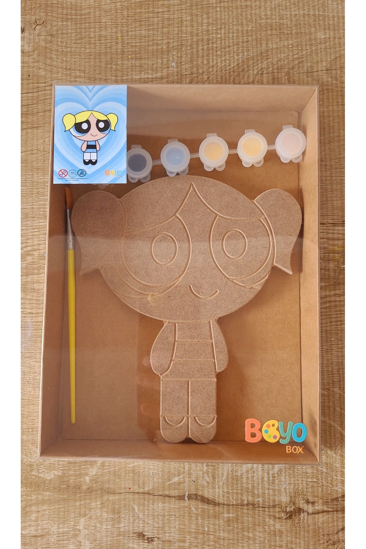 Boyobox Bubbles ahşap boyama kiti