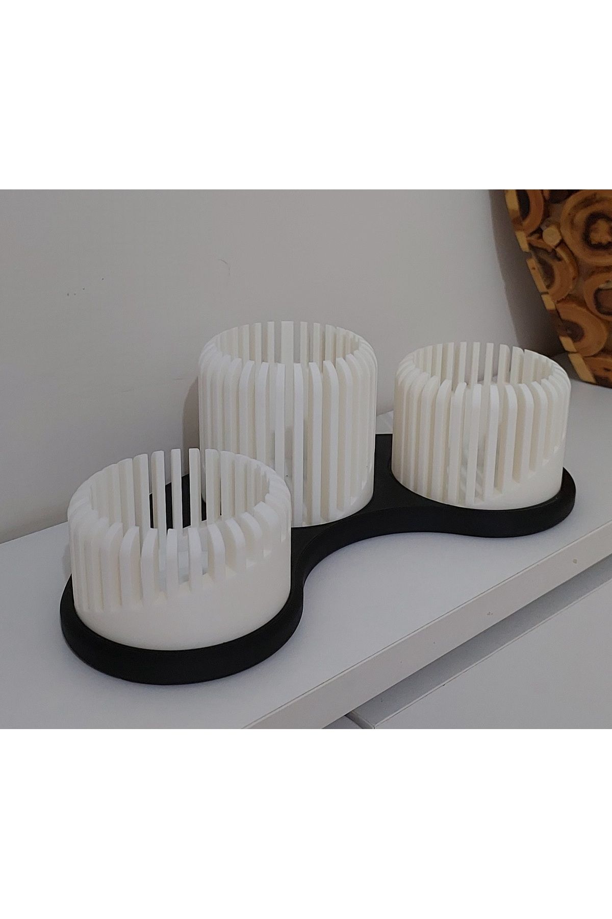 shop 3D pla malzemeden üretilen mumluk