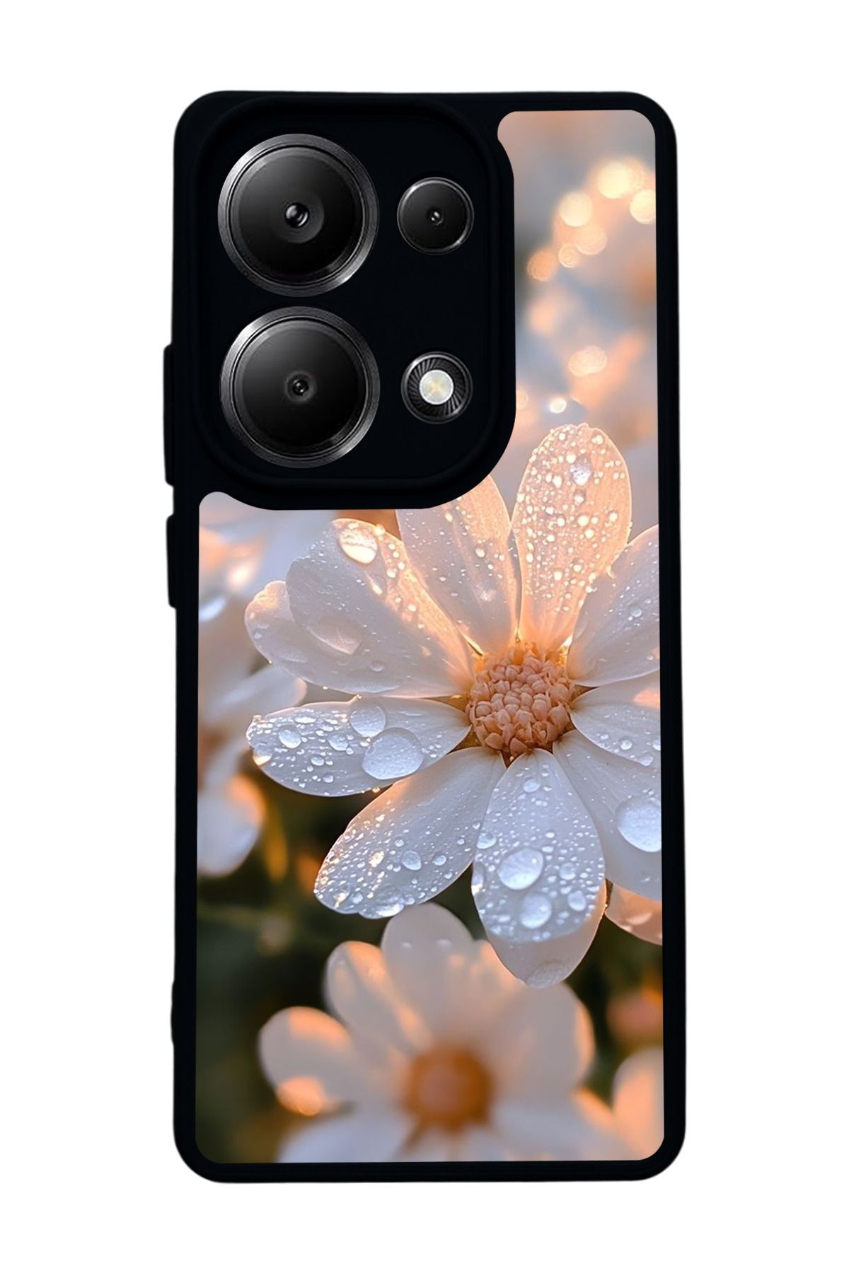 BGAKSESUAR Xiaomi Redmi Note 13 Pro 4G Uyumlu Mat Siyah Kılıf – Yumuşak Silikon, Koruyucu, Şok Emici Kapak