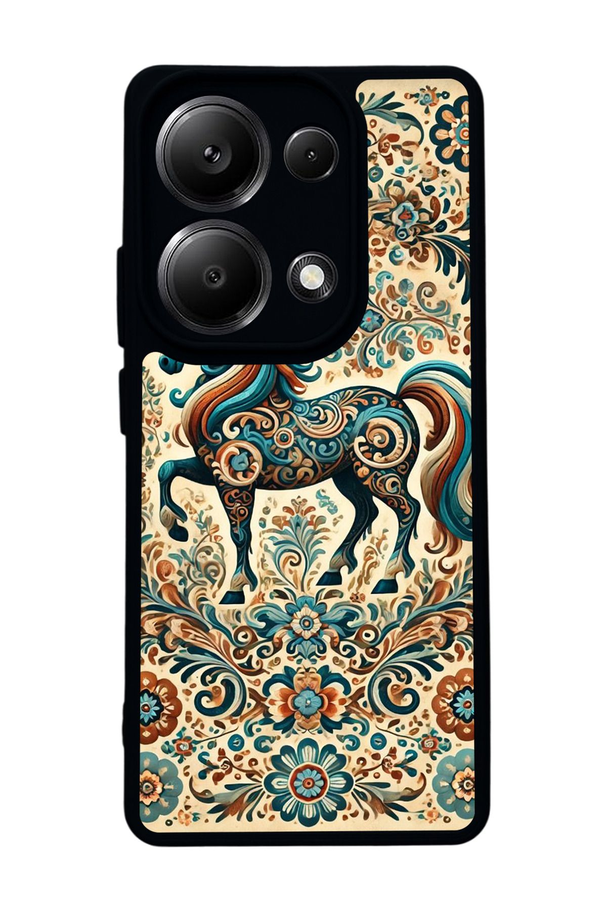 BGAKSESUAR Xiaomi Redmi Note 13 Pro 4G Uyumlu Mat Siyah Kılıf – Yumuşak Silikon, Koruyucu, Şok Emici Kapak
