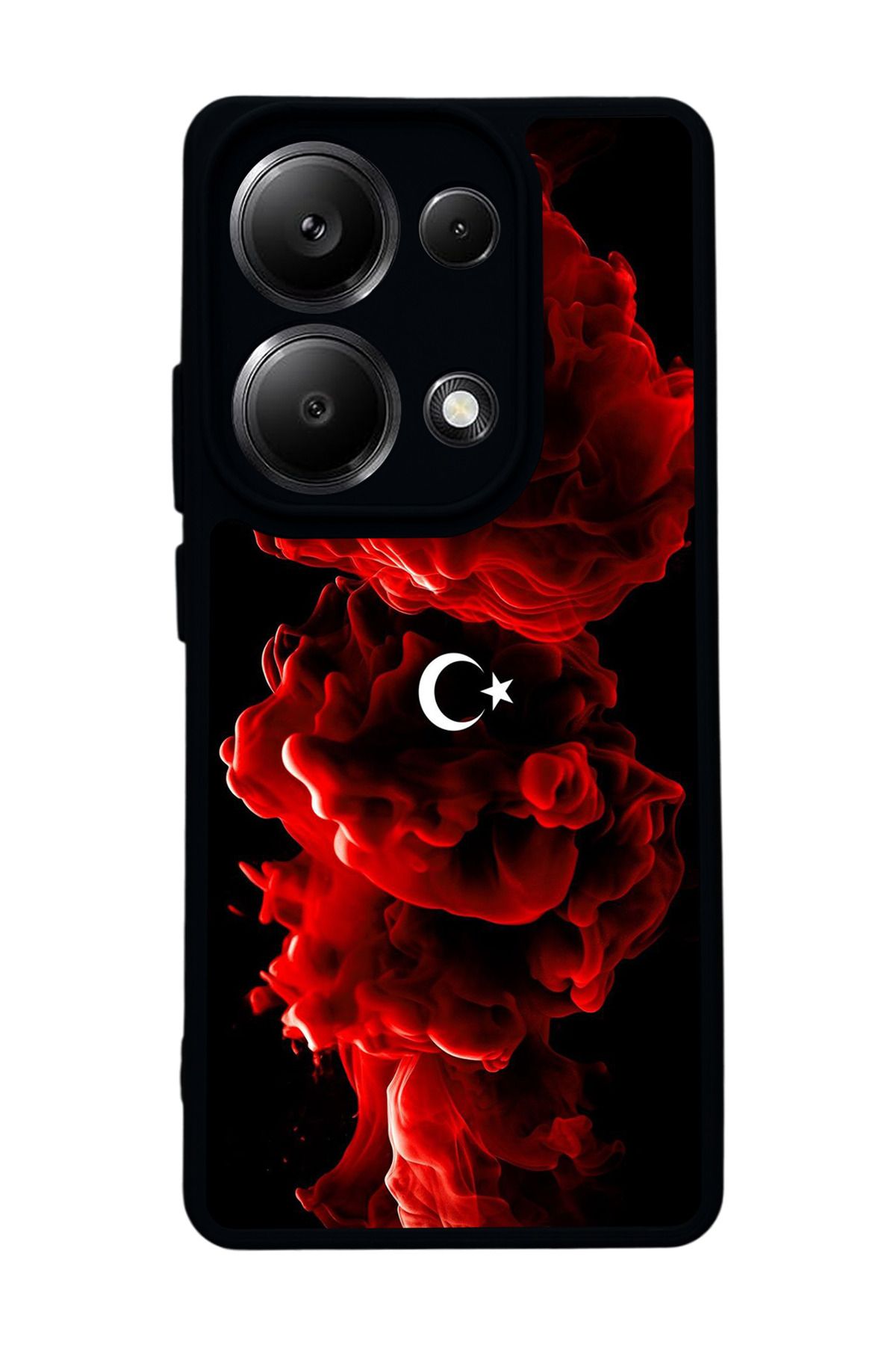 BGAKSESUAR Xiaomi Redmi Note 13 Pro 4G Uyumlu Mat Siyah Kılıf – Yumuşak Silikon, Koruyucu, Şok Emici Kapak