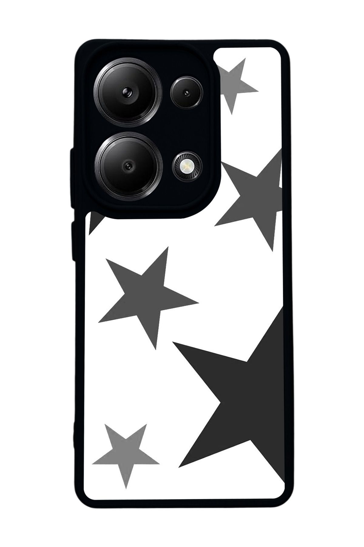 BGAKSESUAR Xiaomi Redmi Note 13 Pro 4G Uyumlu Mat Siyah Kılıf – Yumuşak Silikon, Koruyucu, Şok Emici Kapak