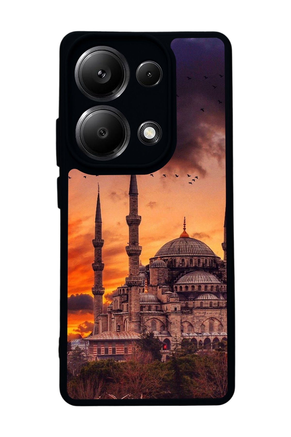 BGAKSESUAR Xiaomi Redmi Note 13 Pro 4G Uyumlu Mat Siyah Kılıf – Yumuşak Silikon, Koruyucu, Şok Emici Kapak