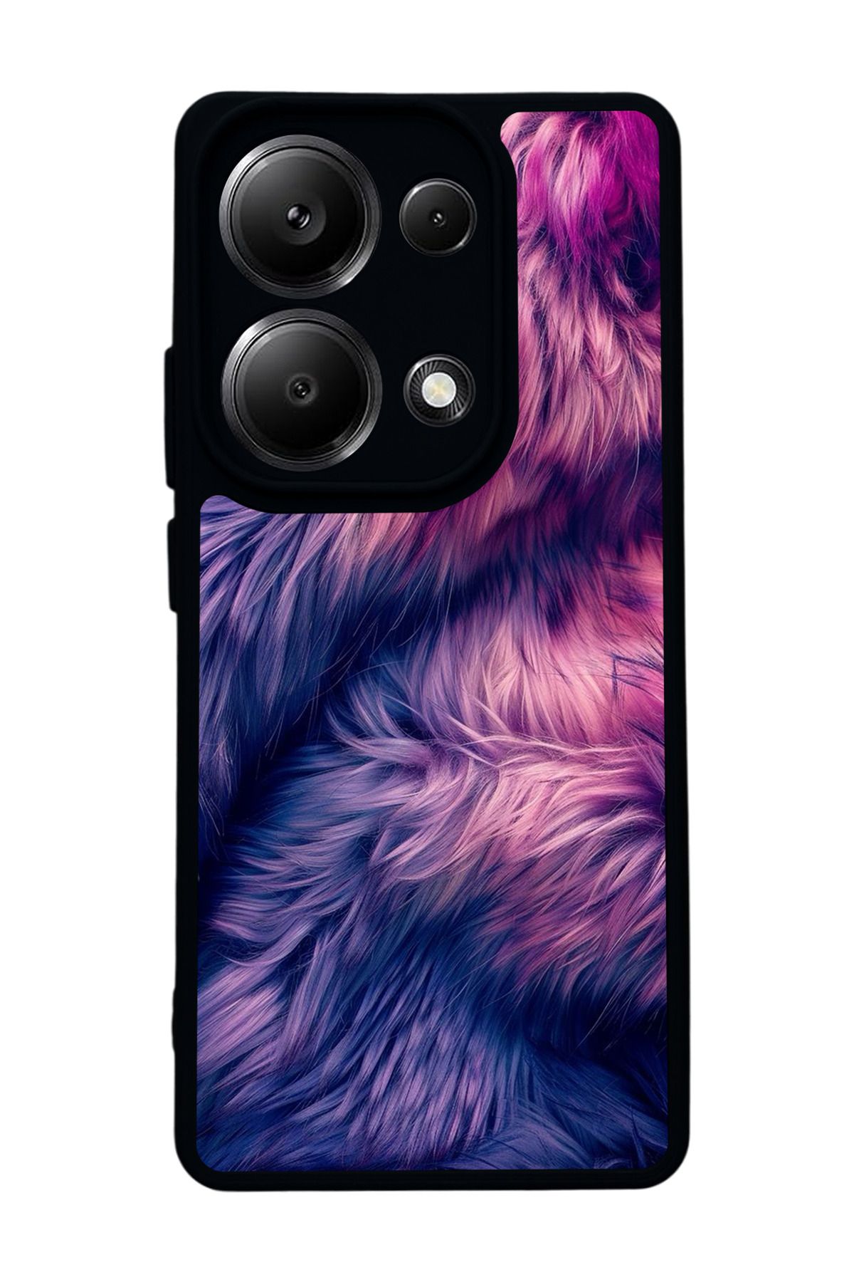 BGAKSESUAR Xiaomi Redmi Note 13 Pro 4G Uyumlu Mat Siyah Kılıf – Yumuşak Silikon, Koruyucu, Şok Emici Kapak