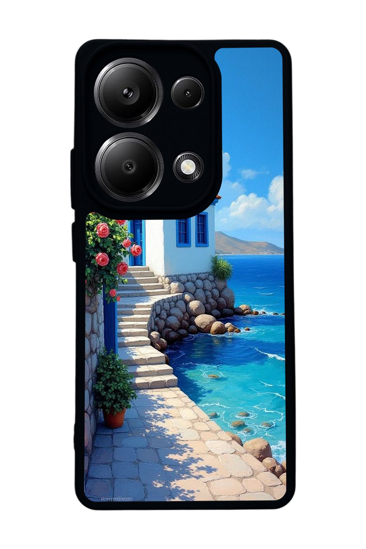 BGAKSESUAR Xiaomi Redmi Note 13 Pro 4G Uyumlu Mat Siyah Kılıf – Yumuşak Silikon, Koruyucu, Şok Emici Kapak