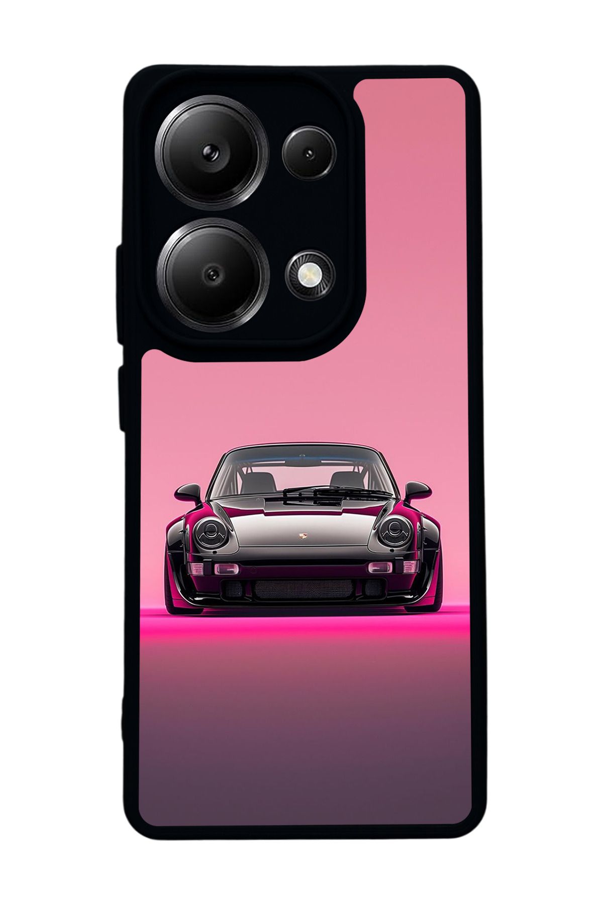 BGAKSESUAR Xiaomi Redmi Note 13 Pro 4G Uyumlu Mat Siyah Kılıf – Yumuşak Silikon, Koruyucu, Şok Emici Kapak