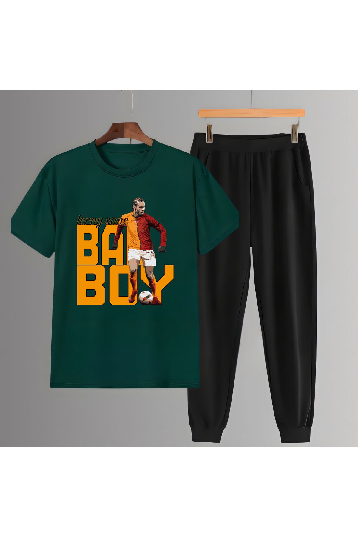 Biy Store Leroy Sane fotoğraf futbol forma baskılı unisex kısa kollu erkek tişört kadın t-shirt eşofman takımı