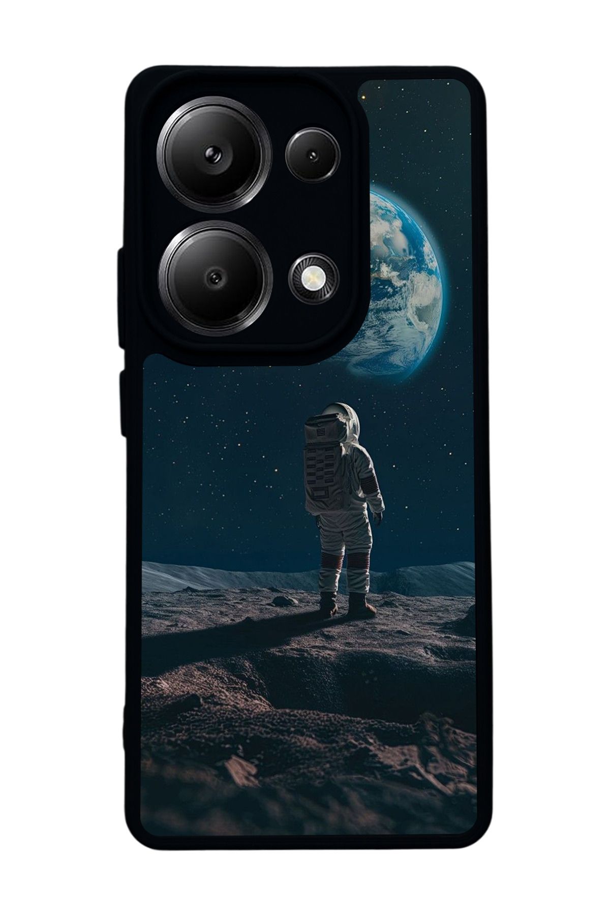 BGAKSESUAR Xiaomi Redmi Note 13 Pro 4G Uyumlu Mat Siyah Kılıf – Yumuşak Silikon, Koruyucu, Şok Emici Kapak