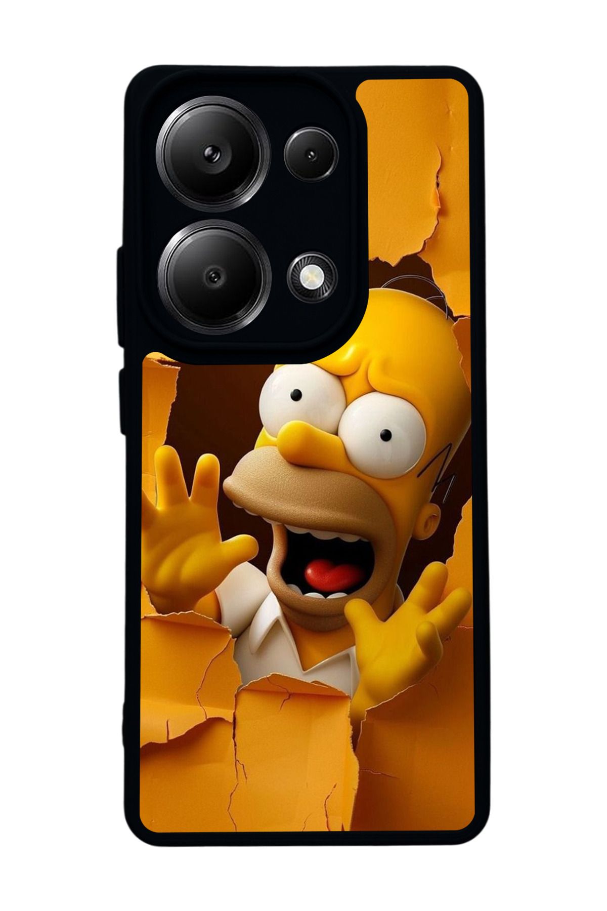 BGAKSESUAR Xiaomi Redmi Note 13 Pro 4G Uyumlu Mat Siyah Kılıf – Yumuşak Silikon, Koruyucu, Şok Emici Kapak