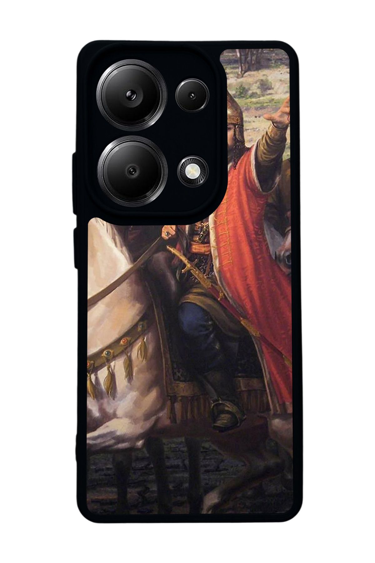 BGAKSESUAR Xiaomi Redmi Note 13 Pro 4G Uyumlu Mat Siyah Kılıf – Yumuşak Silikon, Koruyucu, Şok Emici Kapak