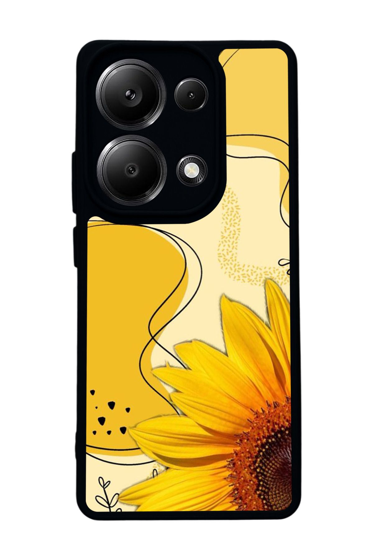 BGAKSESUAR Xiaomi Redmi Note 13 Pro 4G Uyumlu Mat Siyah Kılıf – Yumuşak Silikon, Koruyucu, Şok Emici Kapak