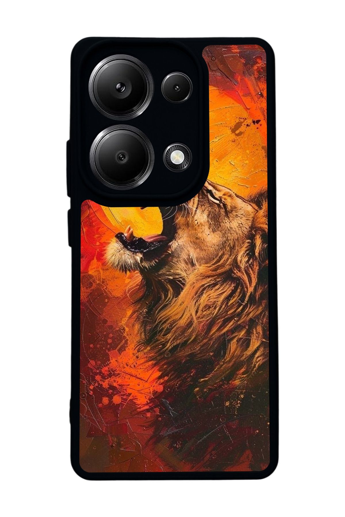 BGAKSESUAR Xiaomi Redmi Note 13 Pro 4G Uyumlu Mat Siyah Kılıf – Yumuşak Silikon, Koruyucu, Şok Emici Kapak