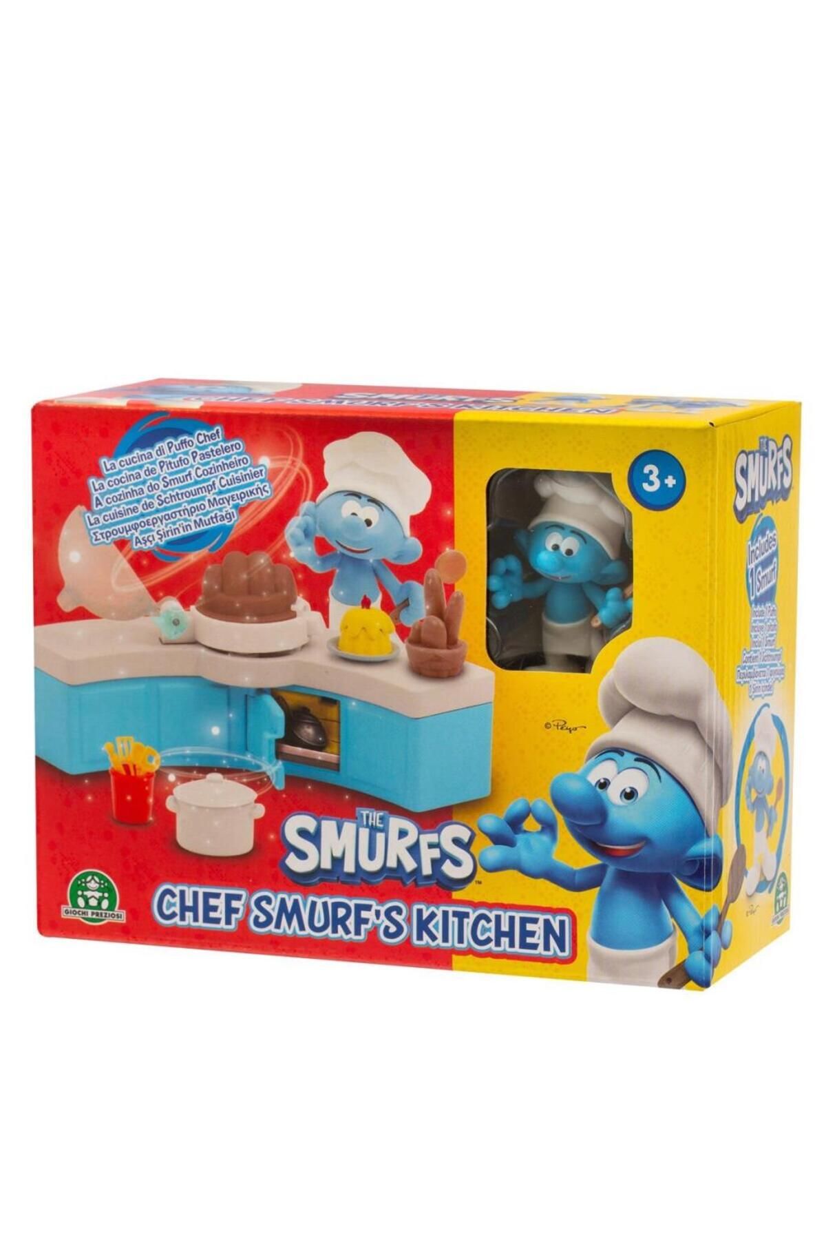 MR RZN STORE PUF18100 Şirinler Aşçı Şirin Oyun Seti