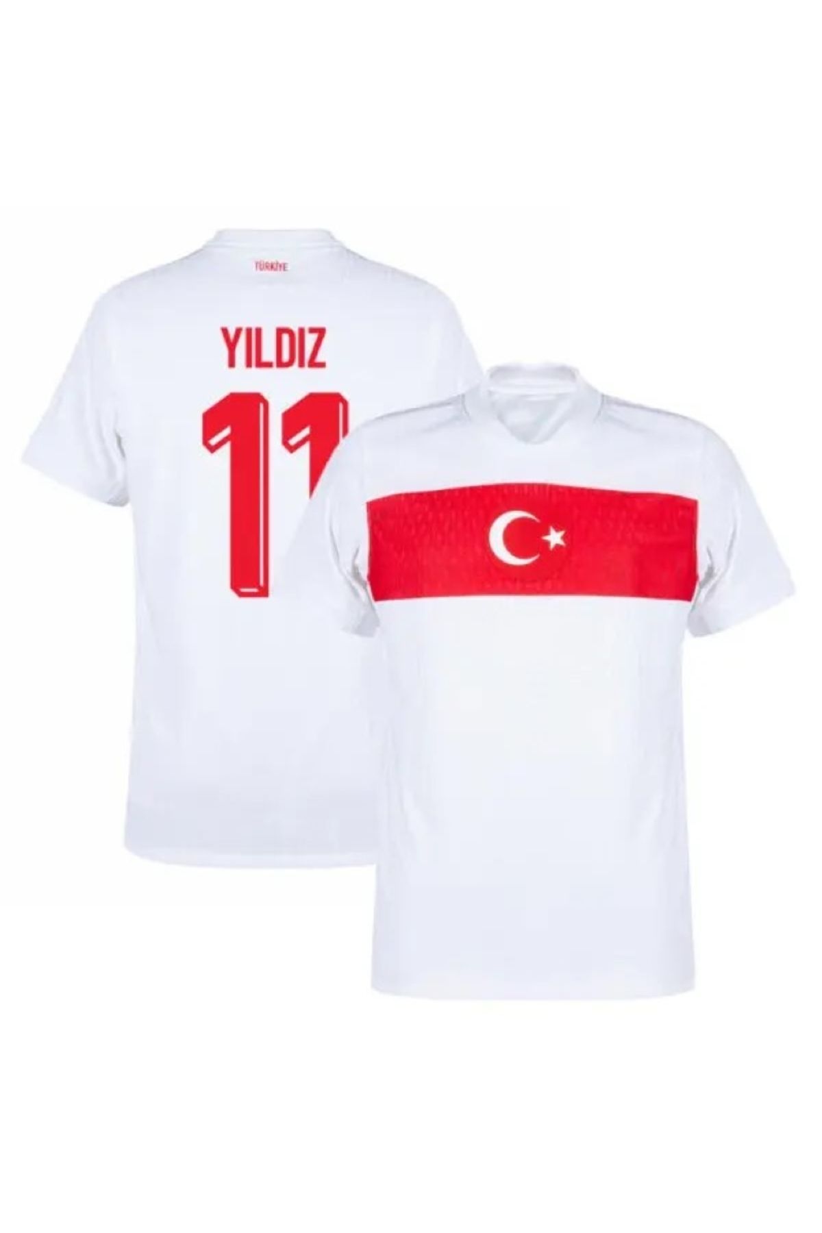 Lion Spor Kenan Yıldız 11 Yeni Numara Türkiye Beyaz Milli Takım Forması