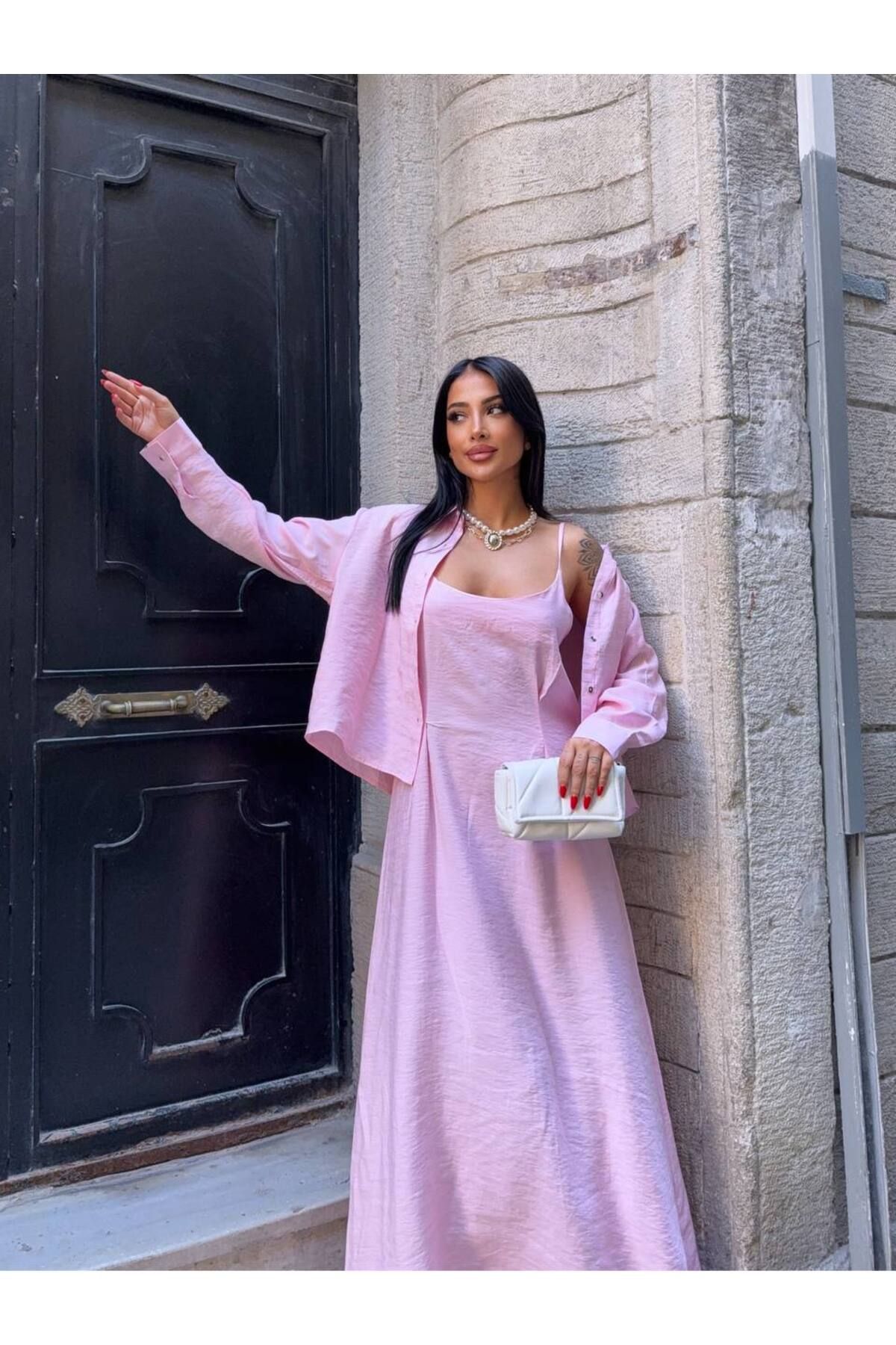 Castivo Fashion Yazlık Keten Görünümlü Takım