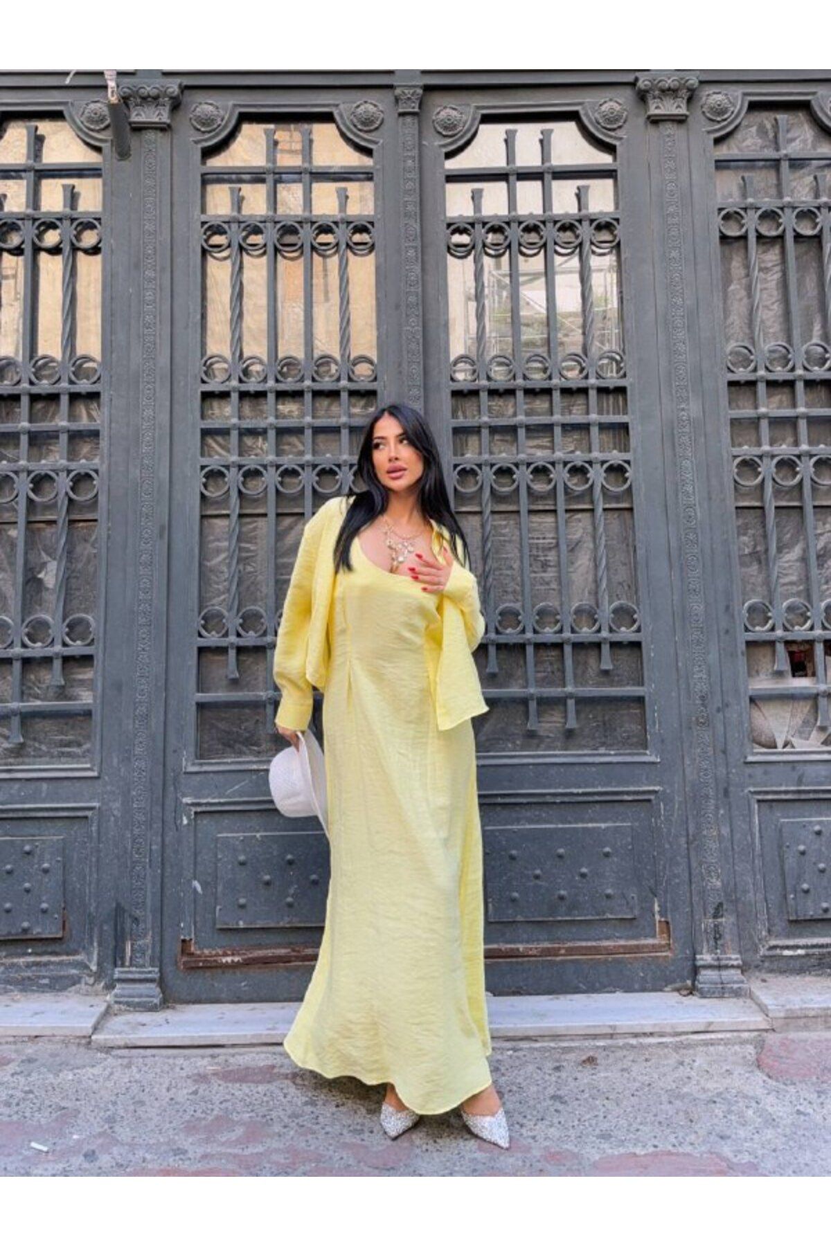 Castivo Fashion Yazlık Keten Görünümlü Takım